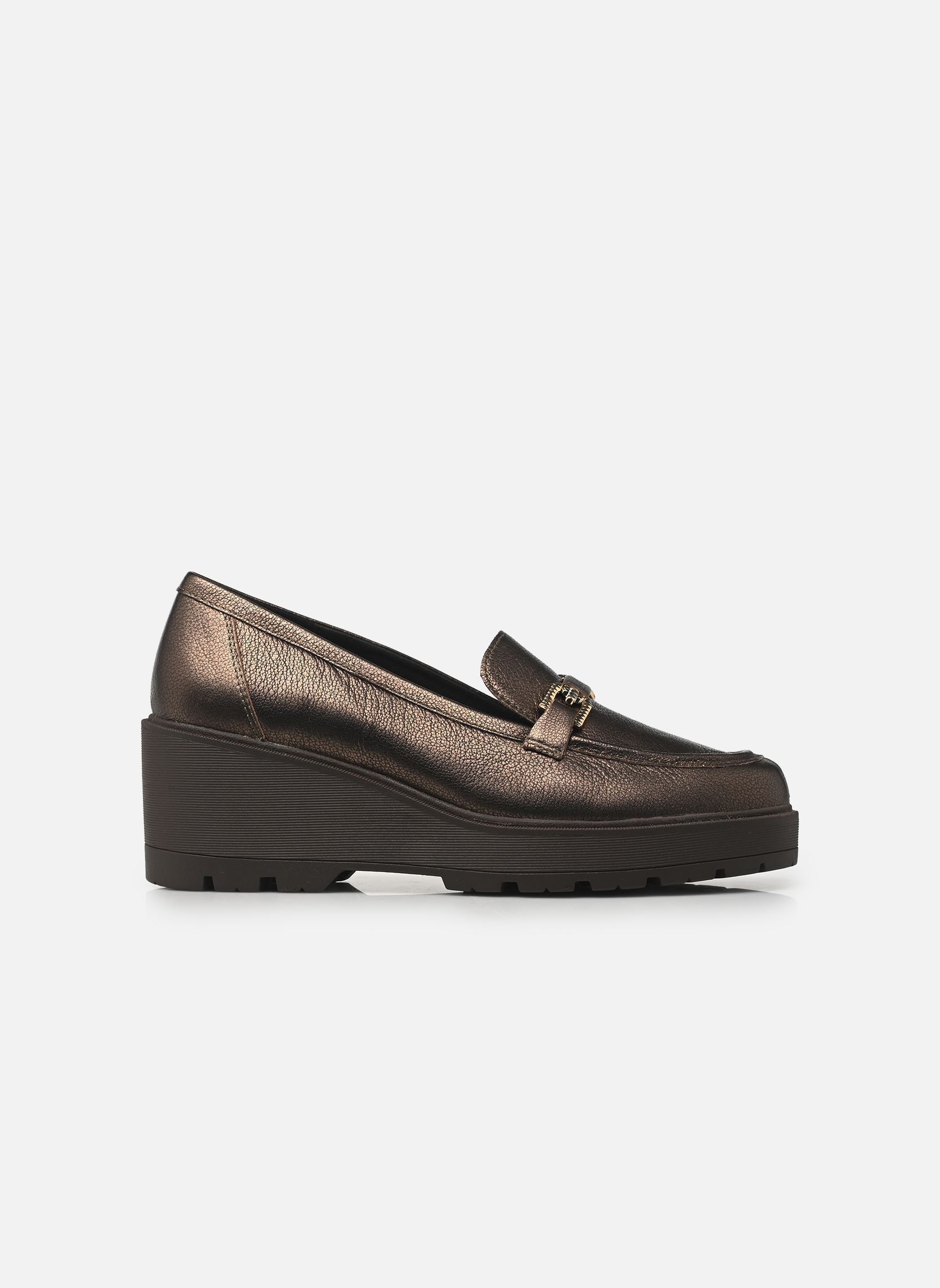 Mocassins D MIEREILLE B femme or et bronze Geox Mocassins D MIEREILLE B femme or et bronze Plomb
