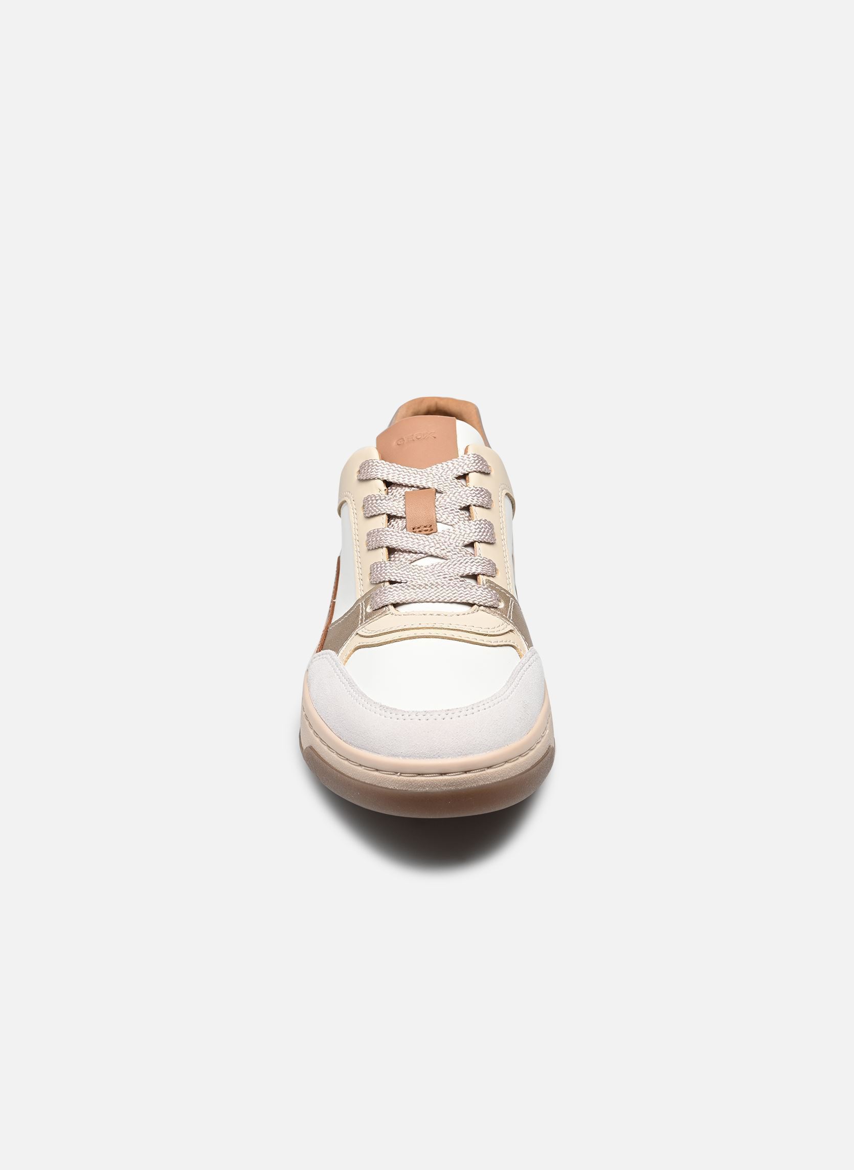 Niedrige Sneaker D SEDRAL COURT B damen mehrfarbig Geox Niedrige Sneaker D SEDRAL COURT B damen mehrfarbig Blanc/beige