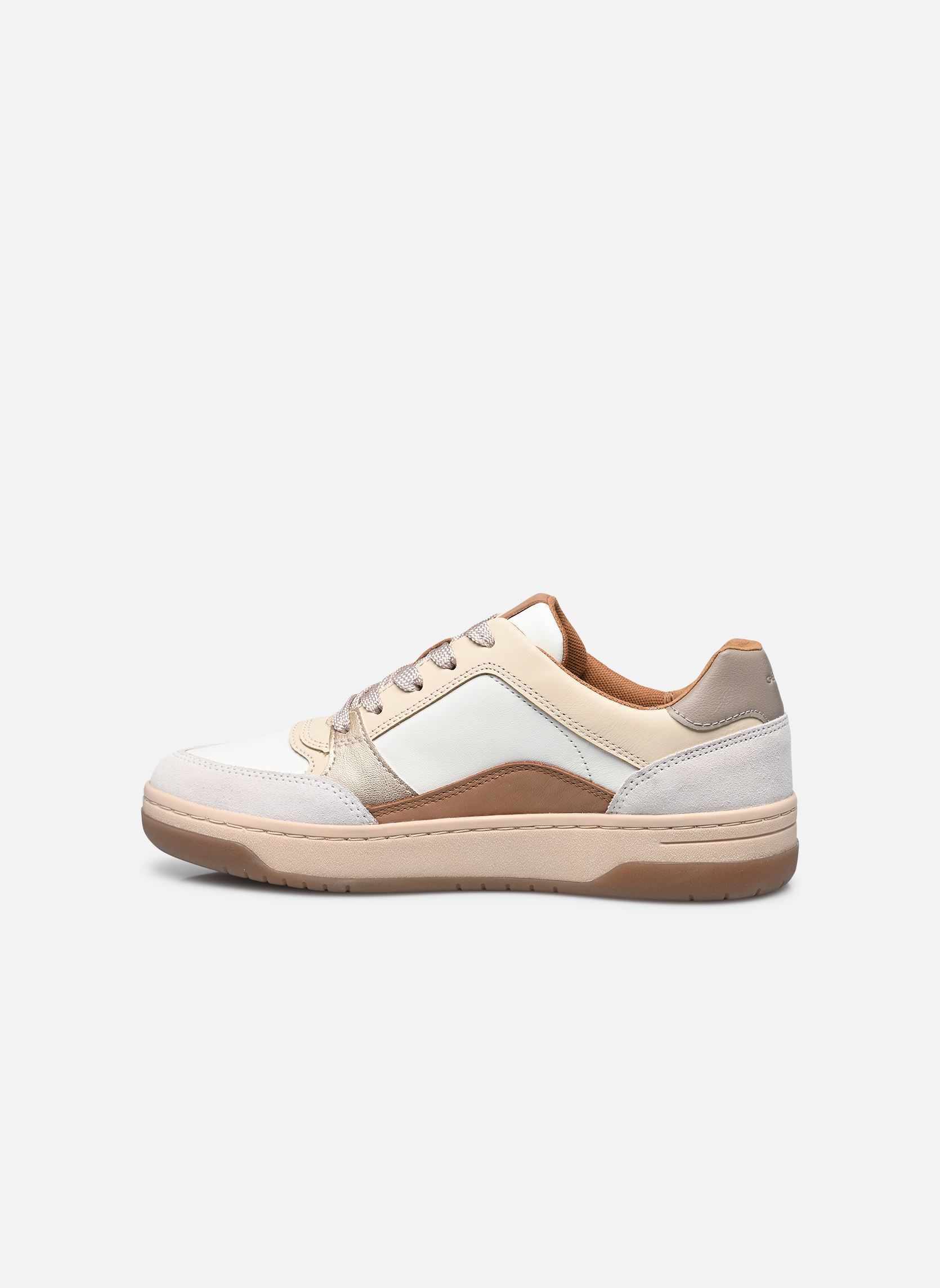 Niedrige Sneaker D SEDRAL COURT B damen mehrfarbig Geox Niedrige Sneaker D SEDRAL COURT B damen mehrfarbig Blanc/beige