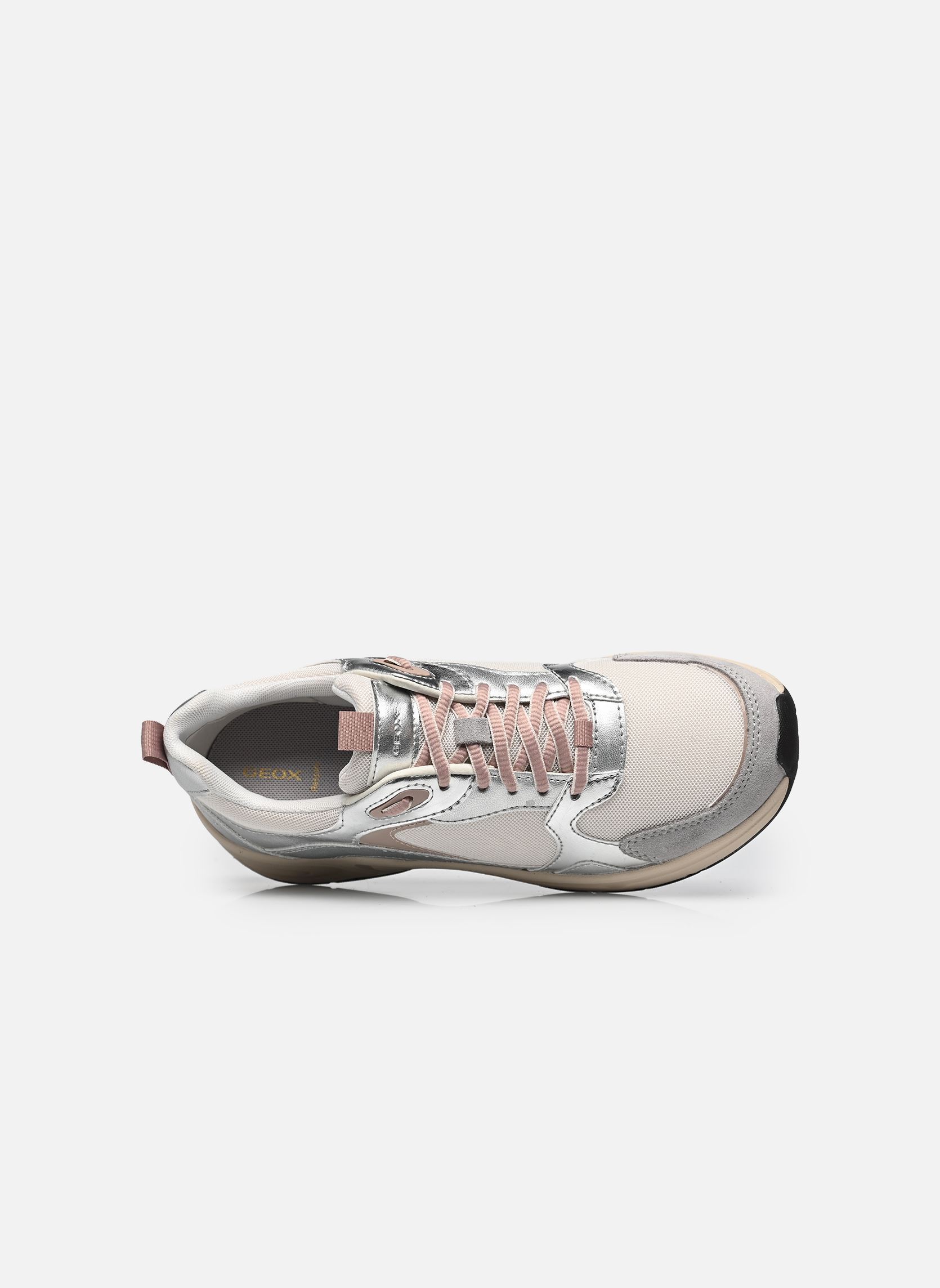 Baskets basses D ZARVIA A femme blanc Geox Baskets basses D ZARVIA A femme blanc PAPYRUS/SILVER