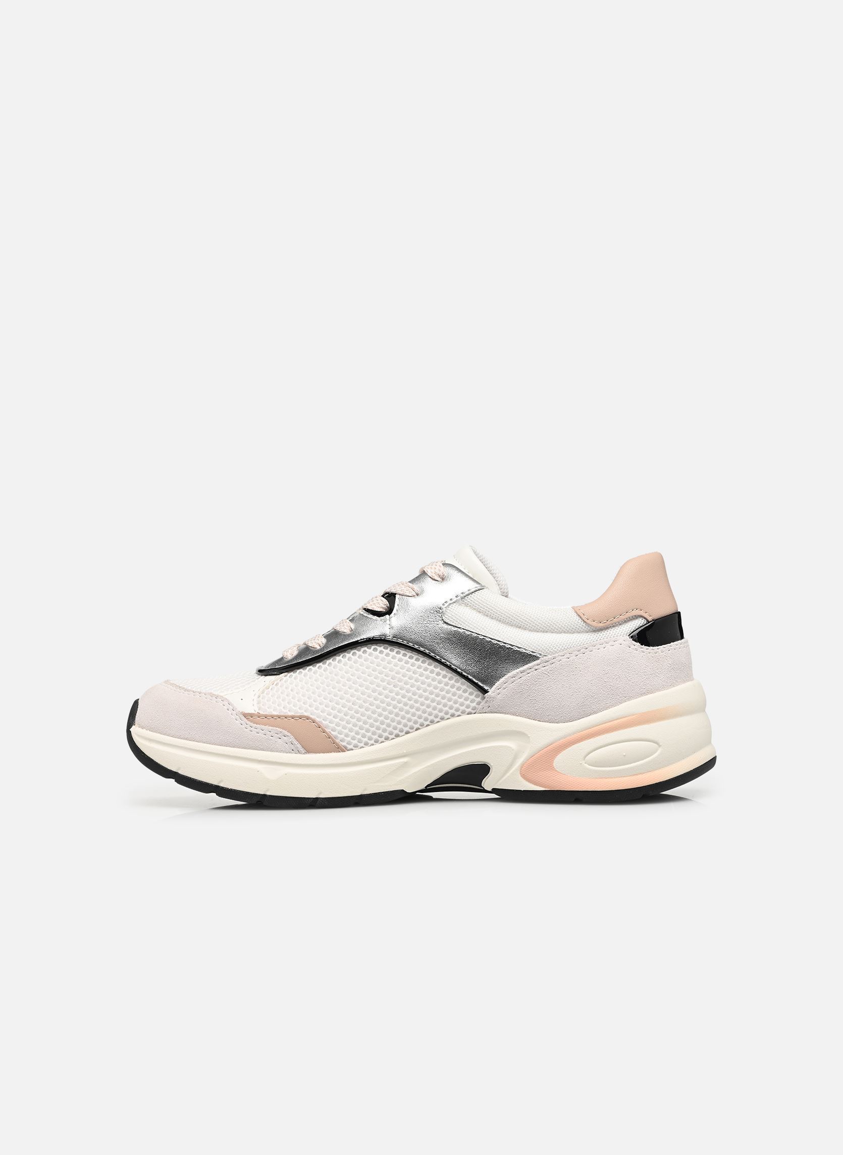 Baskets basses D ZARVIA A femme blanc Geox Baskets basses D ZARVIA A femme blanc White/silver