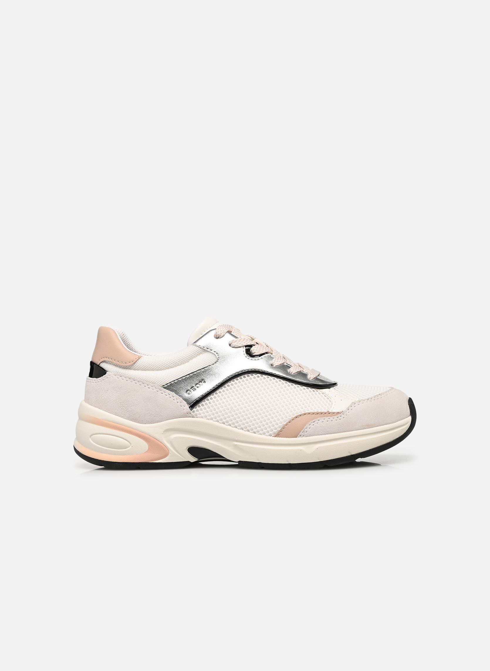Baskets basses D ZARVIA A femme blanc Geox Baskets basses D ZARVIA A femme blanc White/silver