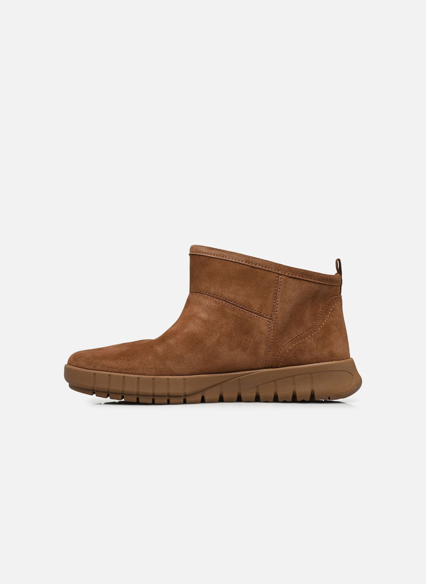Niedrige Ankle Boots D FLEXTRIDE A damen braun Geox Niedrige Ankle Boots D FLEXTRIDE A damen braun BRUN MOYEN