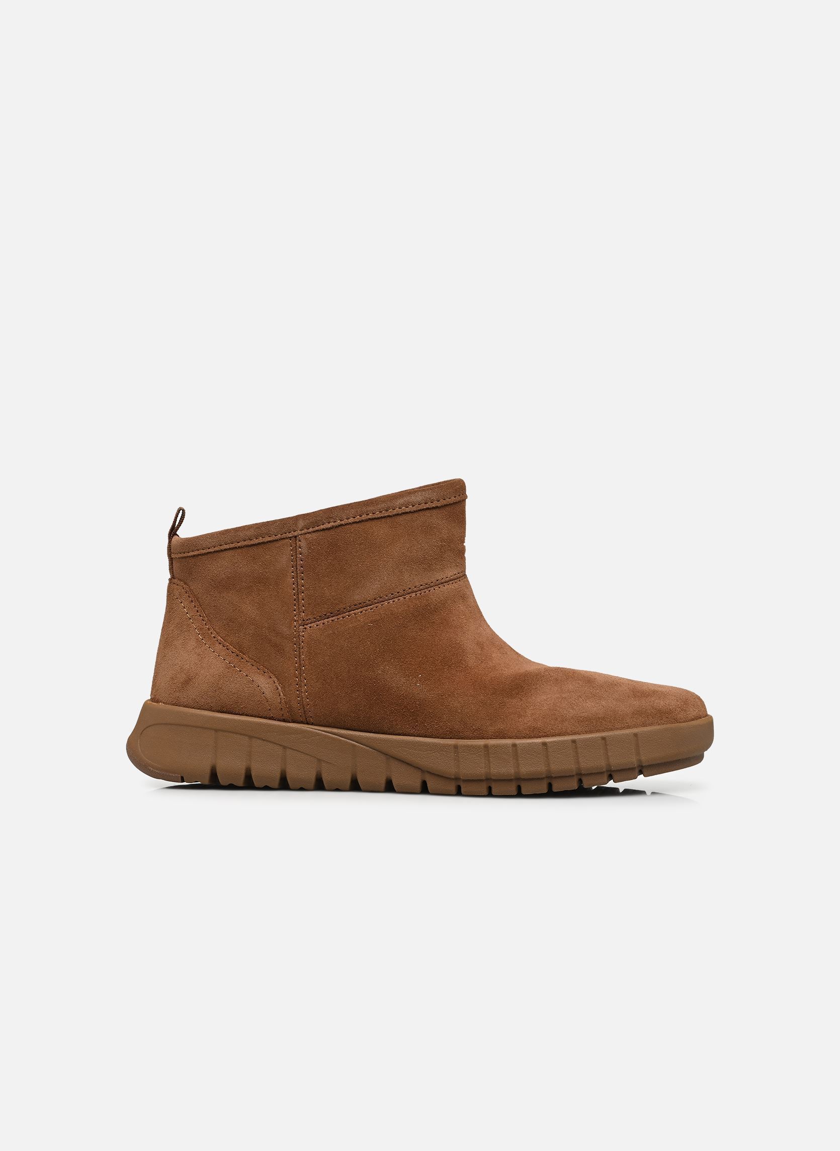 Niedrige Ankle Boots D FLEXTRIDE A damen braun Geox Niedrige Ankle Boots D FLEXTRIDE A damen braun BRUN MOYEN