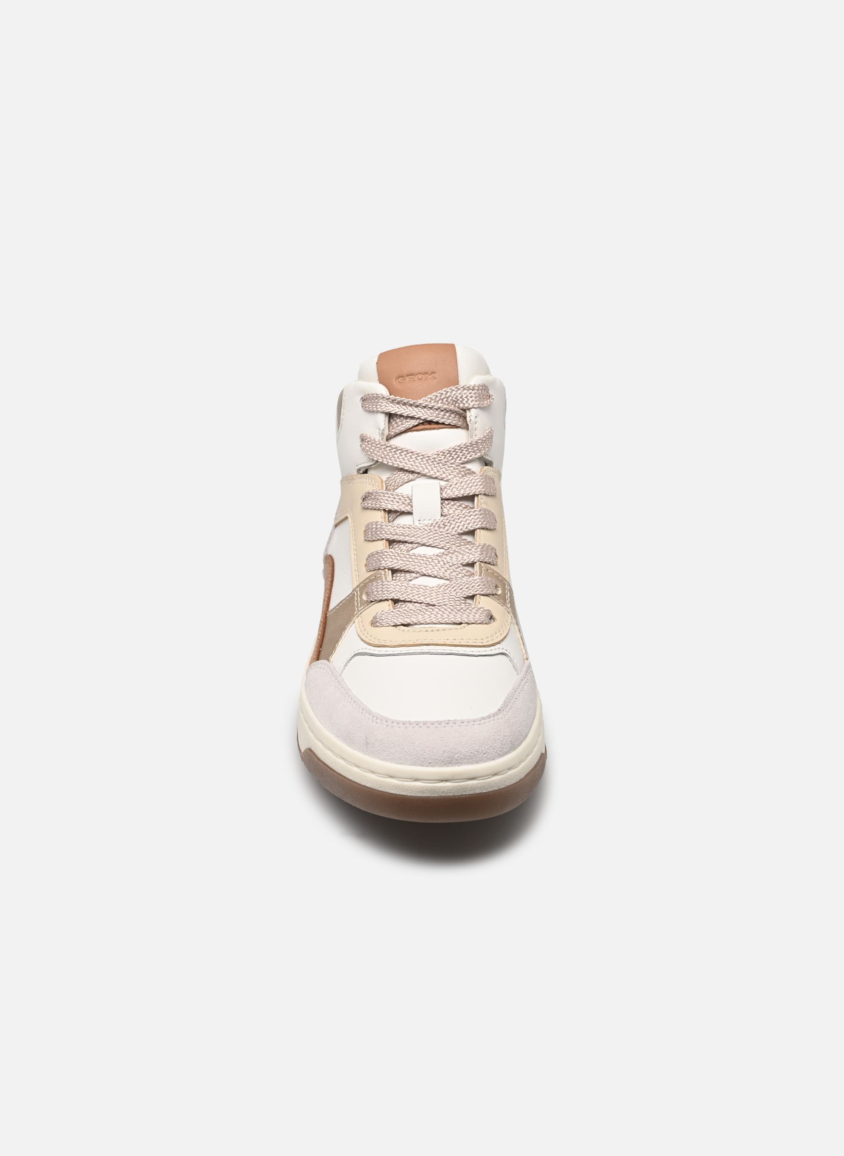 Baskets toile D SEDRAL COURT A femme blanc Geox Baskets toile D SEDRAL COURT A femme blanc Blanc/beige
