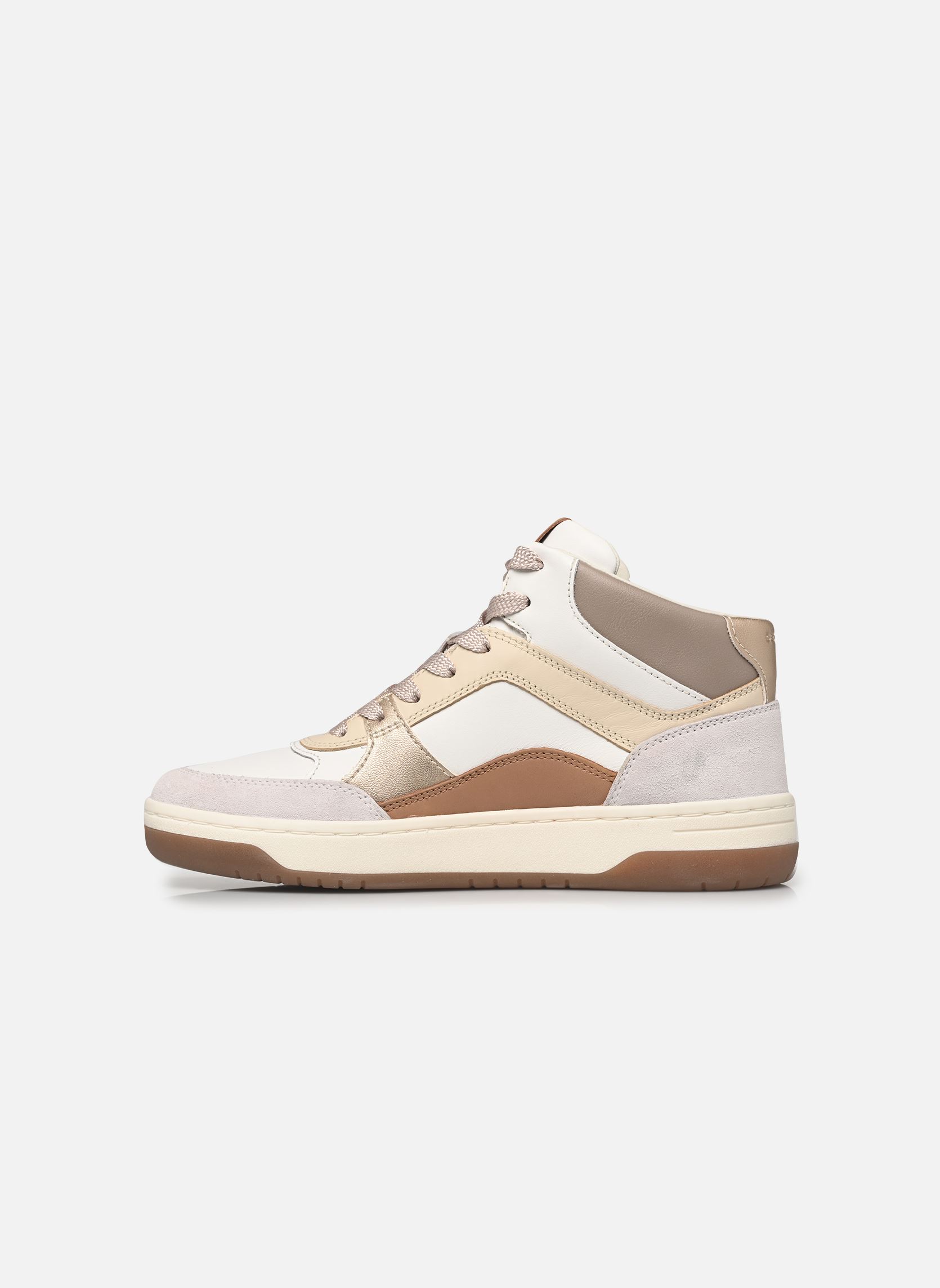 Baskets toile D SEDRAL COURT A femme blanc Geox Baskets toile D SEDRAL COURT A femme blanc Blanc/beige