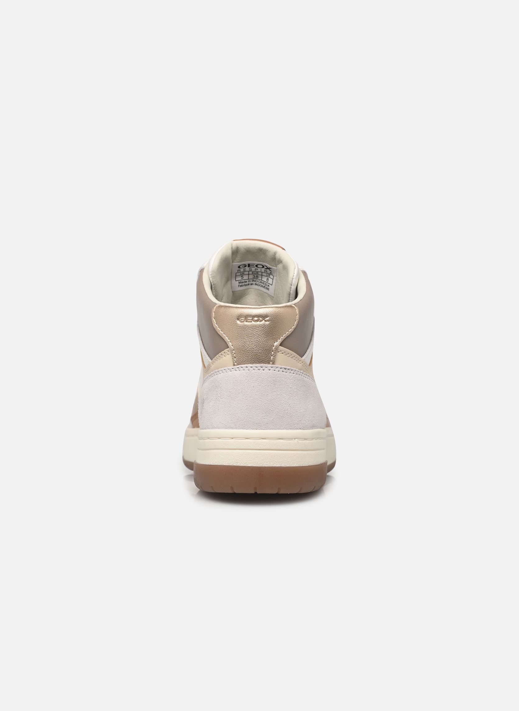 Baskets toile D SEDRAL COURT A femme blanc Geox Baskets toile D SEDRAL COURT A femme blanc Blanc/beige