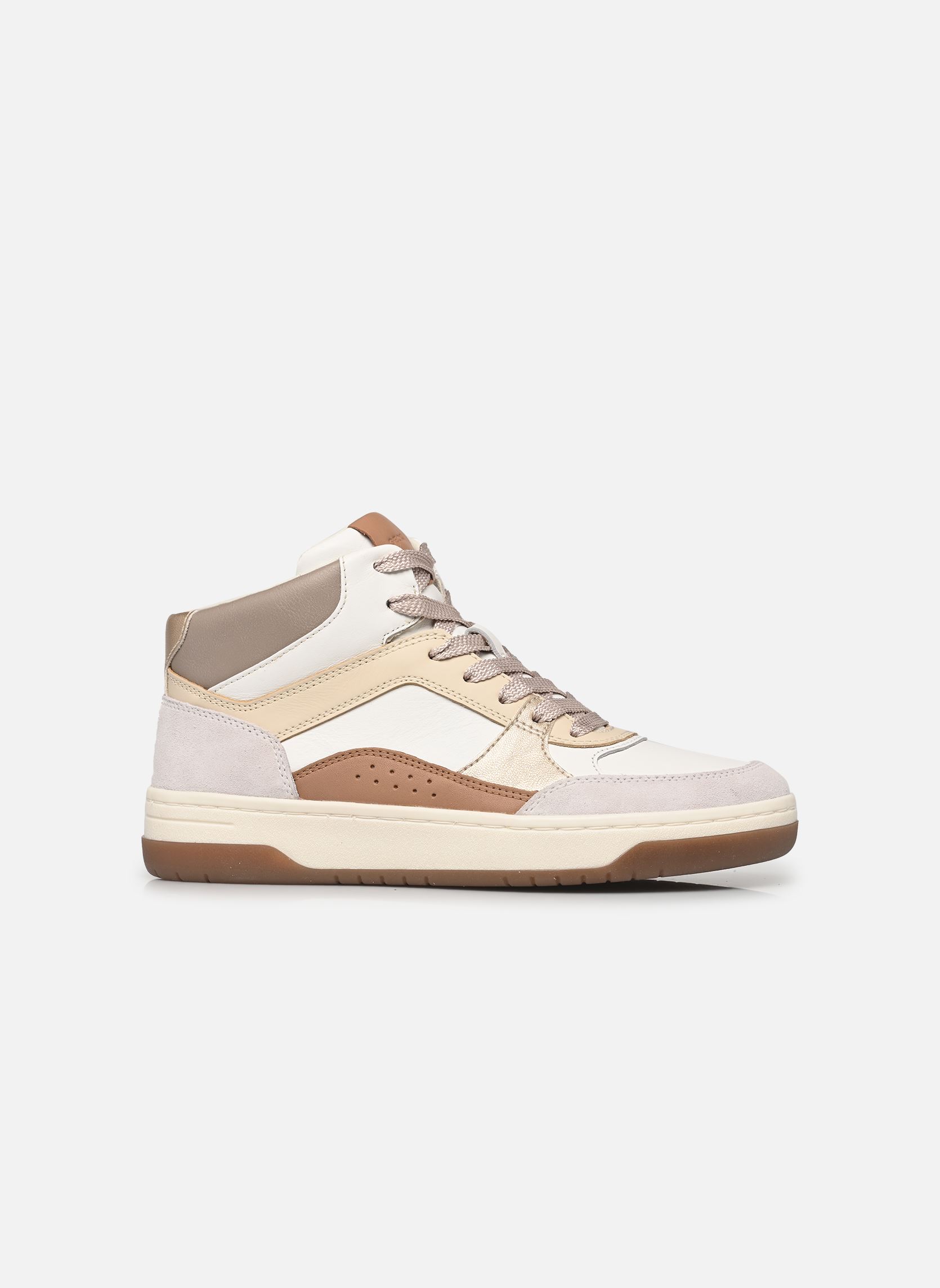 Baskets toile D SEDRAL COURT A femme blanc Geox Baskets toile D SEDRAL COURT A femme blanc Blanc/beige
