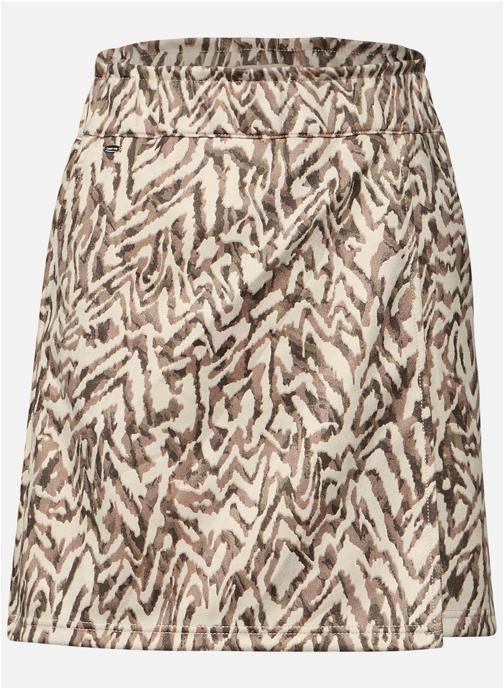 Street One Jupes mi-longues Jupe courte bicolore femme beige