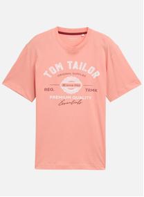 Tee-shirts T-shirt coton col rond manches courtes regular fit homme rose
