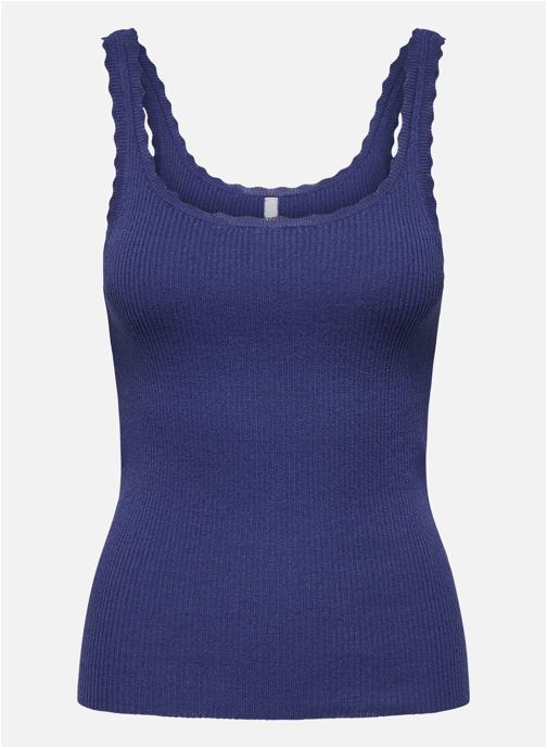 ONLY Débardeurs Débardeur ajusté femme bleu