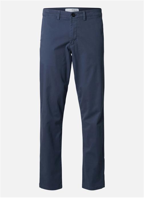 Selected Homme Pantalons droits bleu
