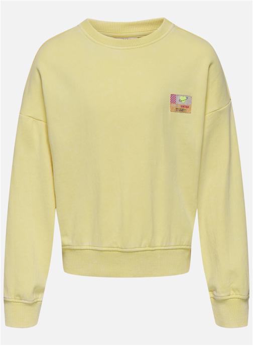 ONLY Sweats à capuche jaune