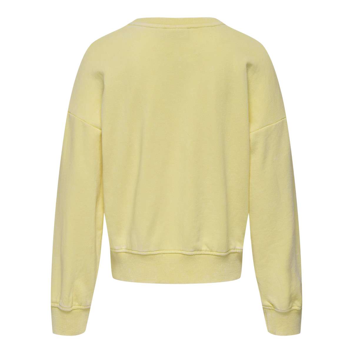 Sweats à capuche Sweat col rond droit - 15347956 fille jaune ONLY Sweats à capuche Sweat col rond droit - 15347956 fille jaune Jaune