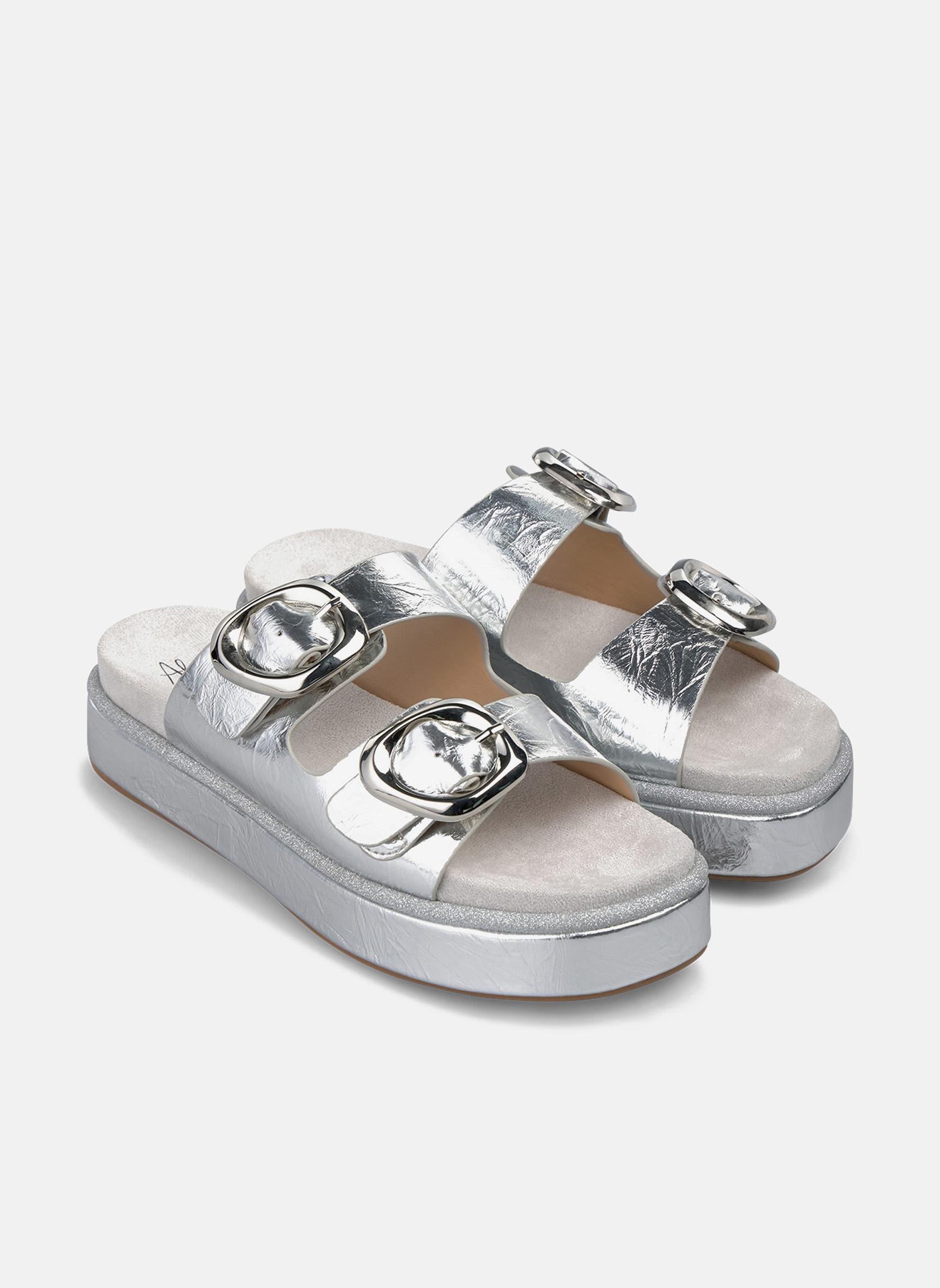 Sandales Sandales V25BLD151 Dorée femme argent Alma Blue Sandales Sandales V25BLD151 Dorée femme argent Argent