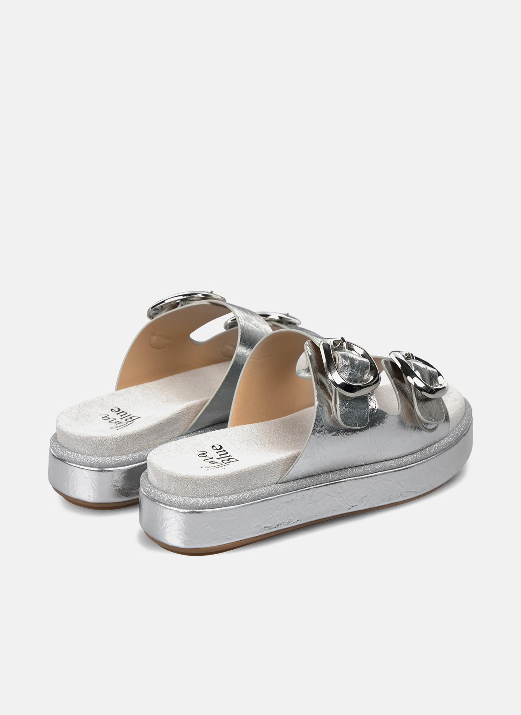 Sandales Sandales V25BLD151 Dorée femme argent Alma Blue Sandales Sandales V25BLD151 Dorée femme argent Argent