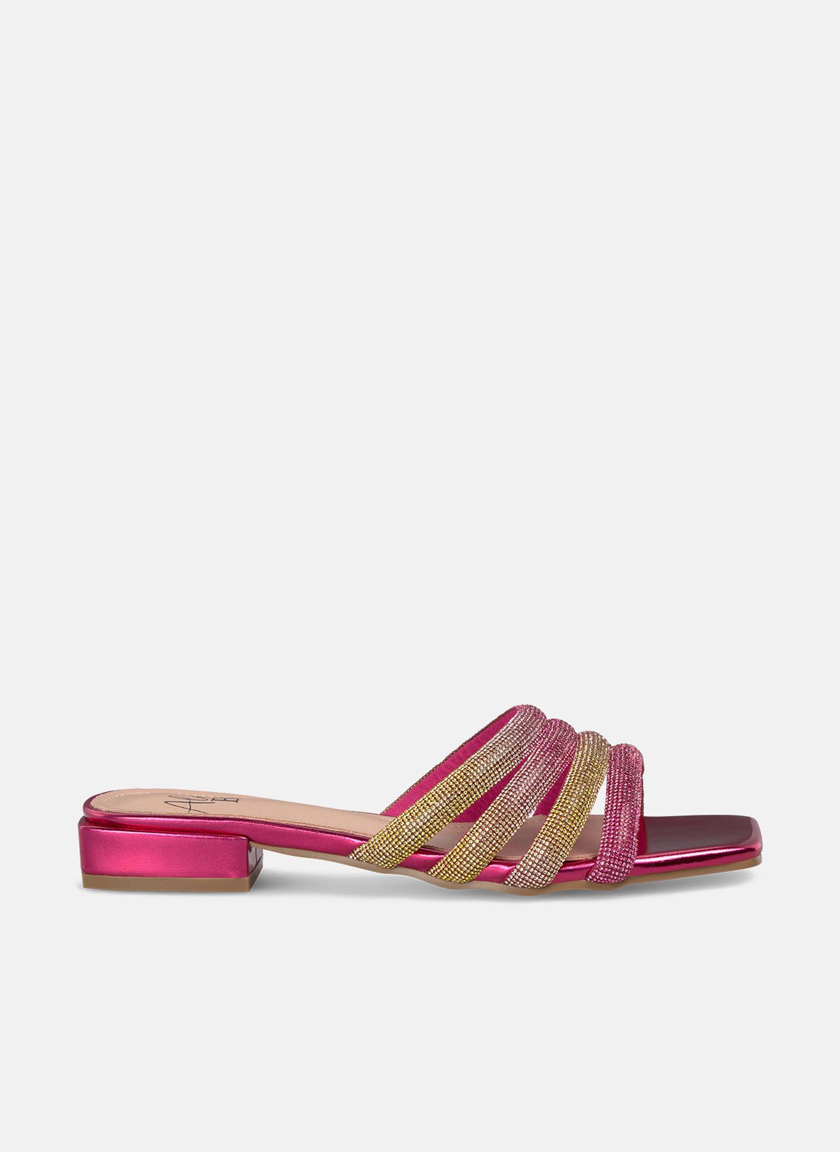 Sandales Sabots Femme En Bois - Flamant Rose - Taille 8 (US 6) - Style Décontracté