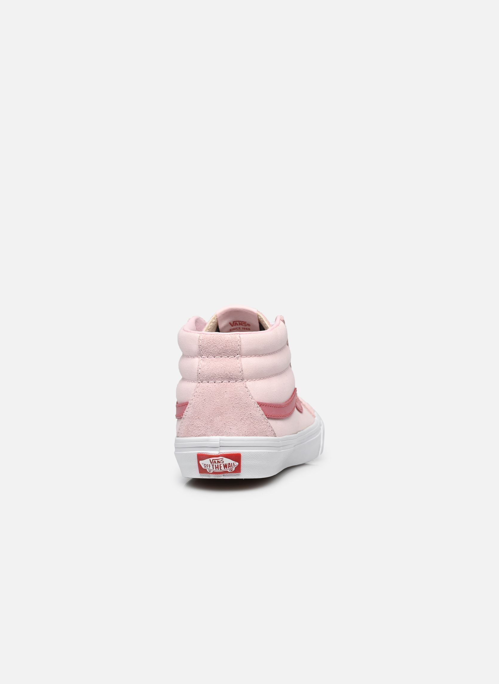 Baskets JN SK8-Mid Reissue fille rose Vans Baskets JN SK8-Mid Reissue fille rose 2-TONE PASTEL PINK