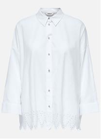 Chemises Chemisier coton ample - 15343165 femme blanc