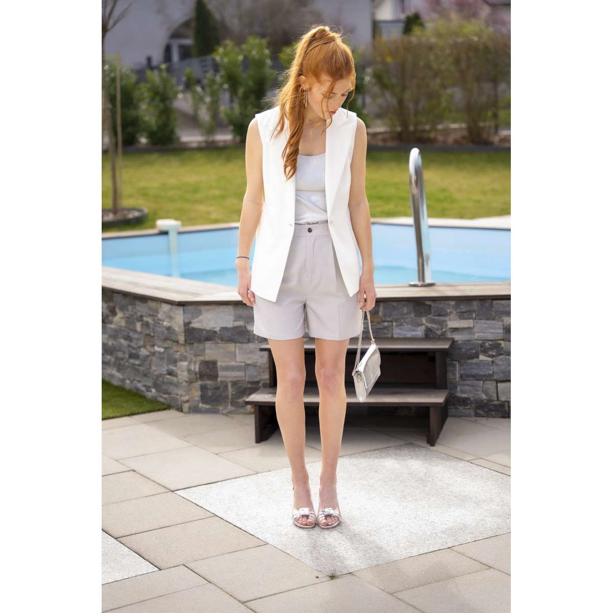 Shorts blanc Teddy Smith Shorts blanc Blanc
