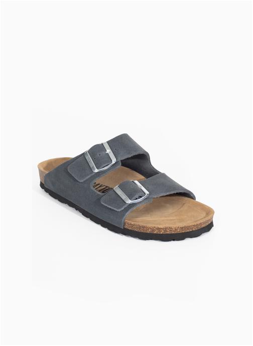 Bayton Mules en cuir suédé ATLAS homme gris