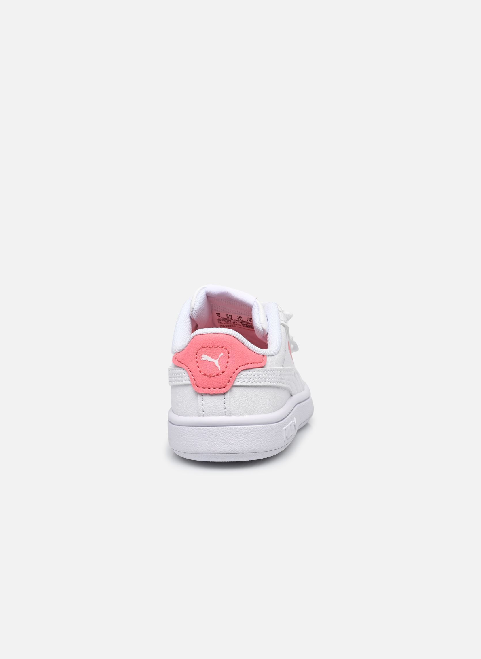 Baskets Puma Smash 3.0 Badges V Inf fille blanc Puma Baskets Puma Smash 3.0 Badges V Inf fille blanc PUMA WHITE-PASS