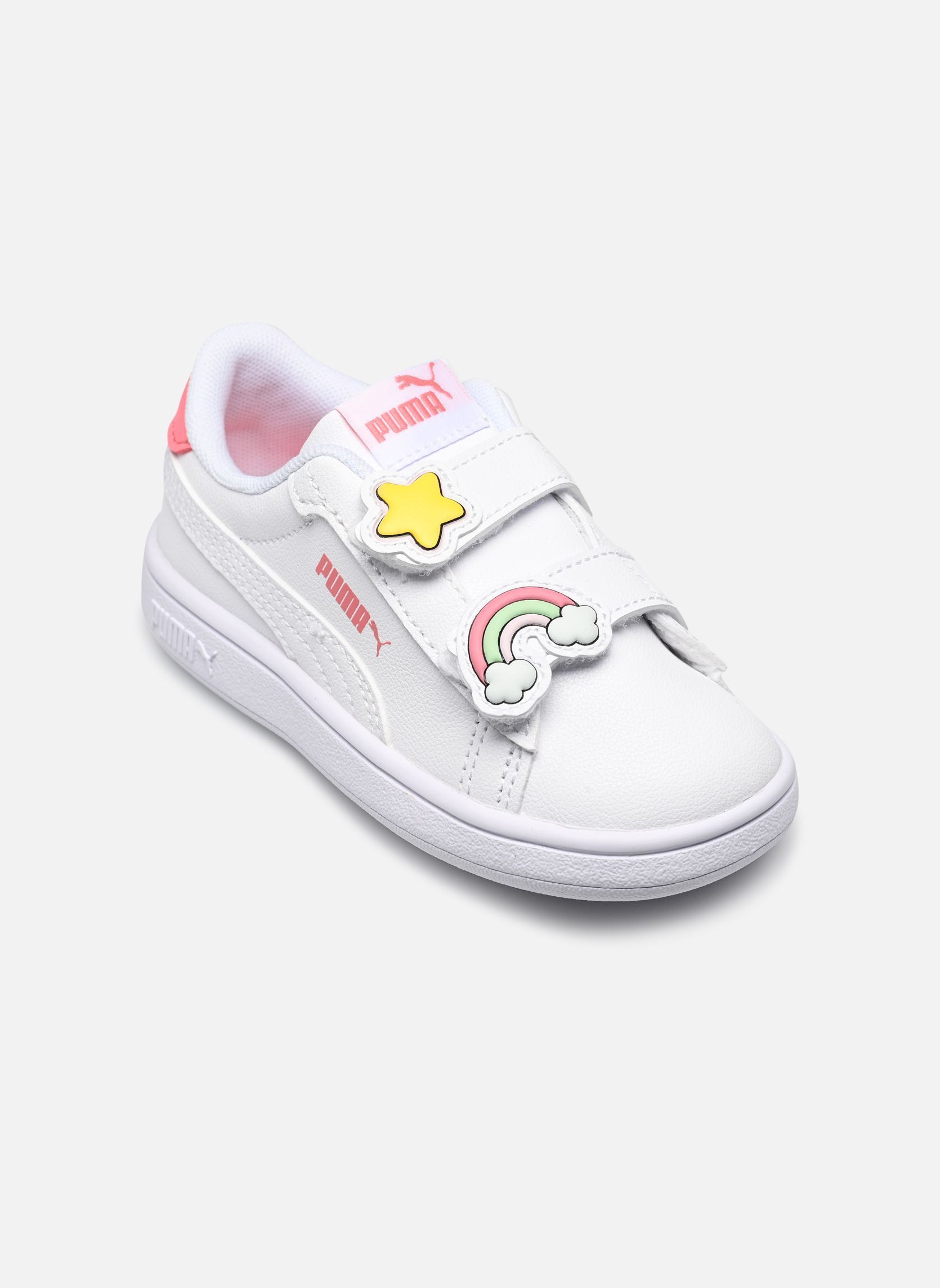 Baskets basses enfant Puma Smash 3.0 Badges V Inf - vue 4