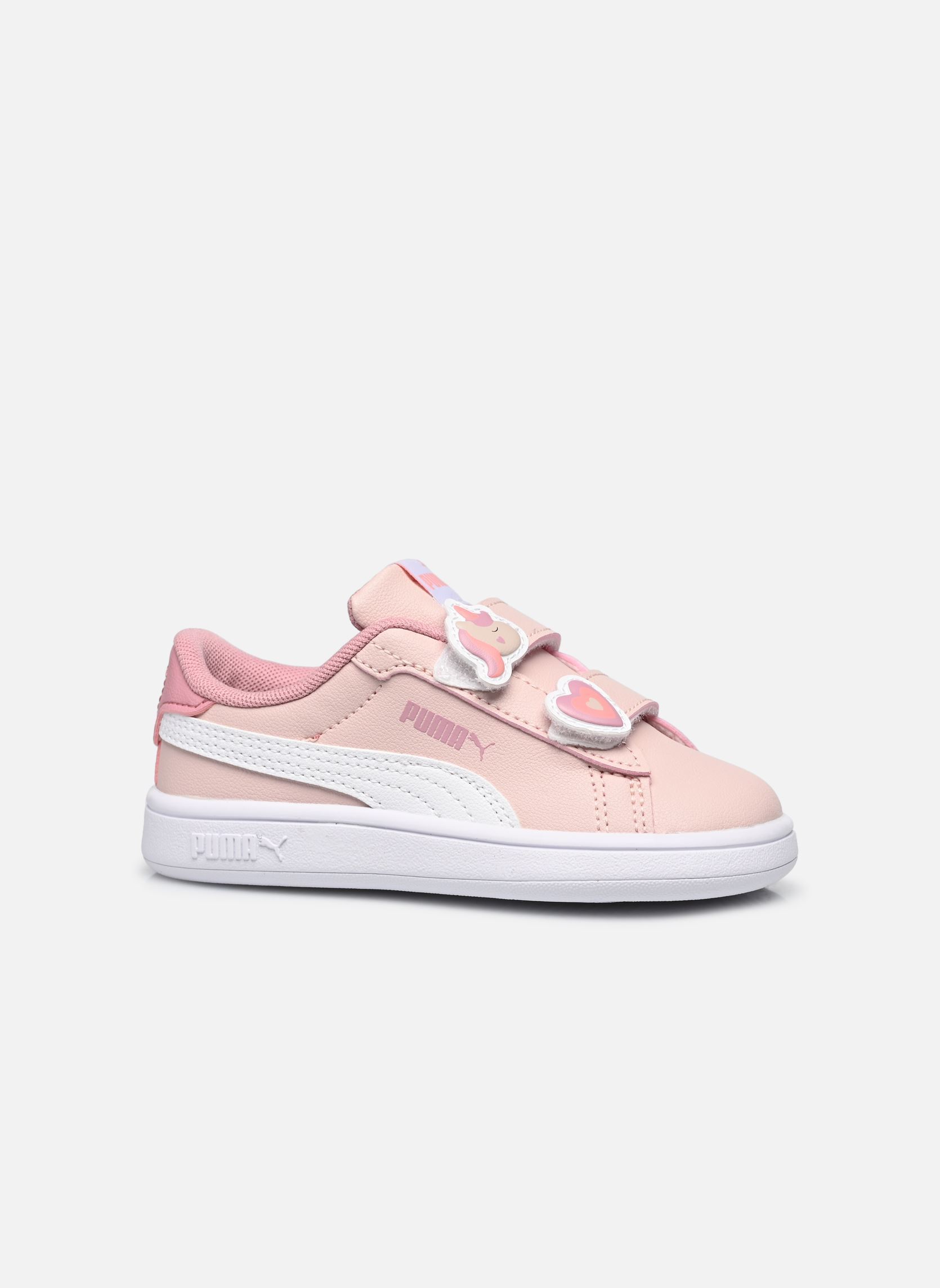 Sneakers Puma Smash 3.0 Badges V Inf meisjes roze Puma Sneakers Puma Smash 3.0 Badges V Inf meisjes roze MAUVE MIST-PUMA