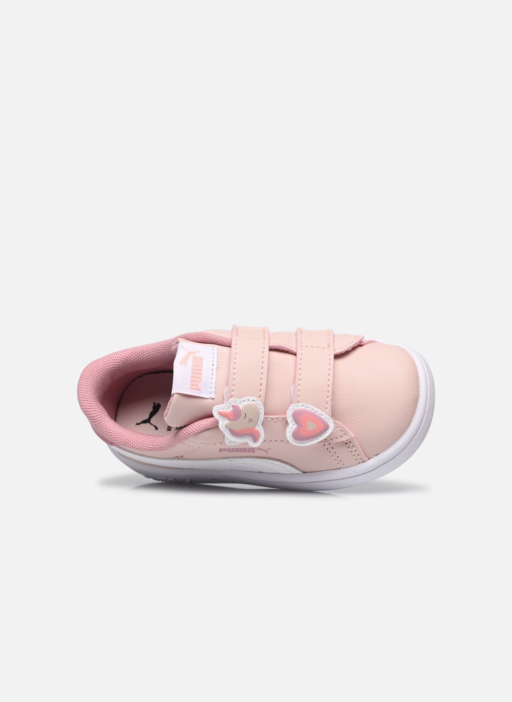 Sneakers Puma Smash 3.0 Badges V Inf meisjes roze Puma Sneakers Puma Smash 3.0 Badges V Inf meisjes roze MAUVE MIST-PUMA