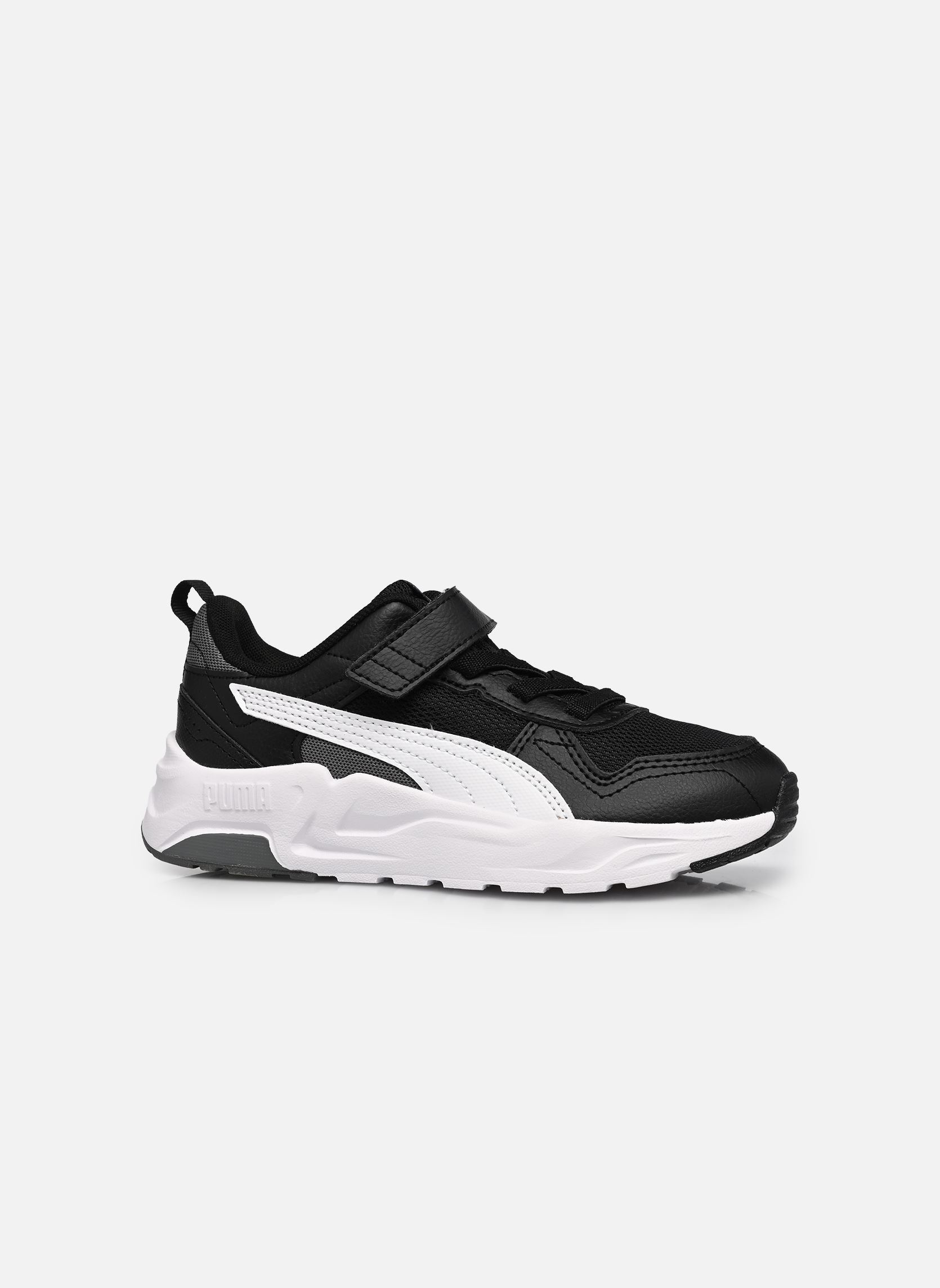 Lage sneakers Trinity 2 LT AC+ PS jongens zwart Puma Lage sneakers Trinity 2 LT AC+ PS jongens zwart PUMA BLACK-PUMA WHITE-COOL DAR