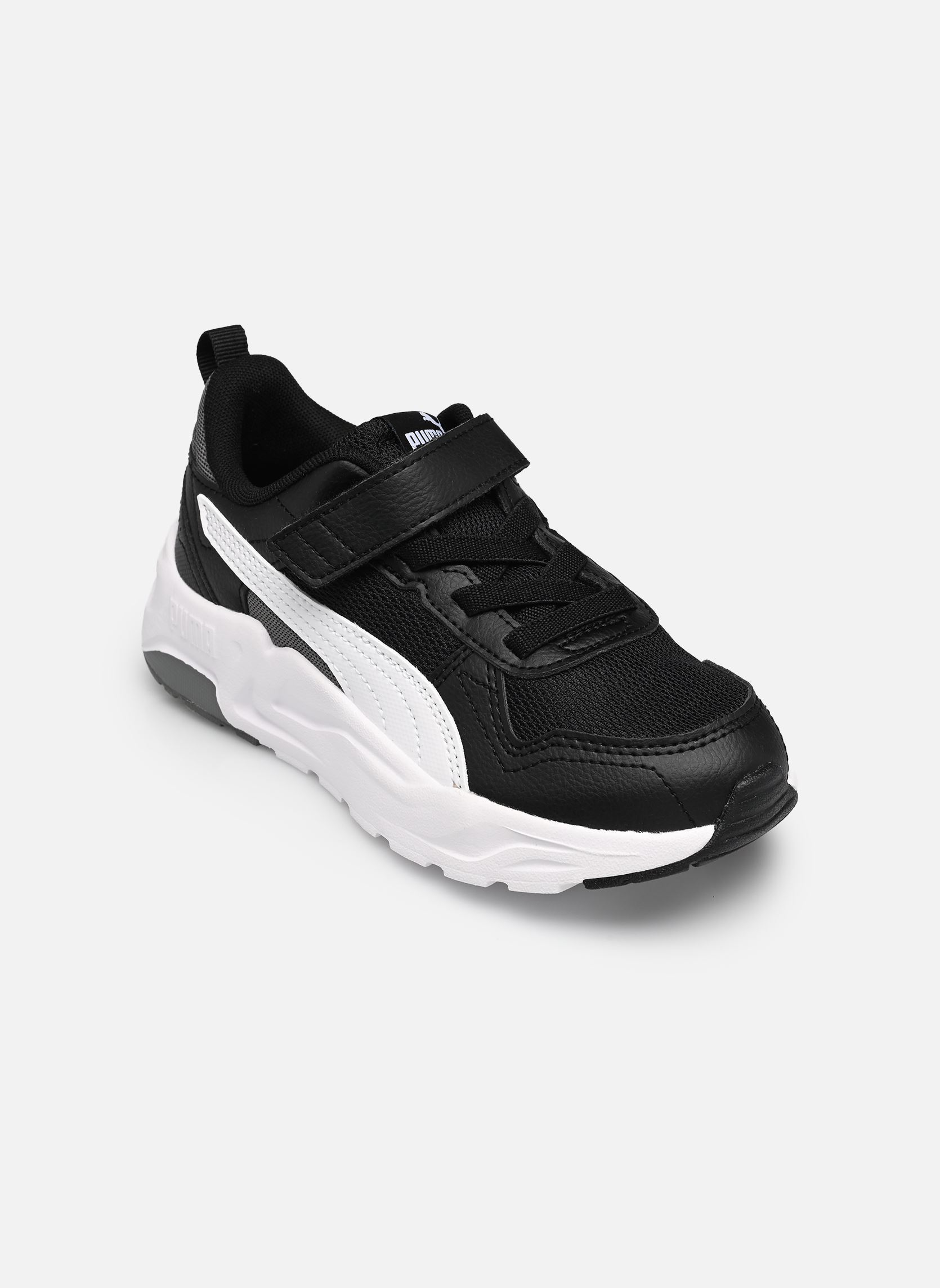 Lage sneakers Trinity 2 LT AC+ PS jongens zwart Puma Lage sneakers Trinity 2 LT AC+ PS jongens zwart PUMA BLACK-PUMA WHITE-COOL DAR