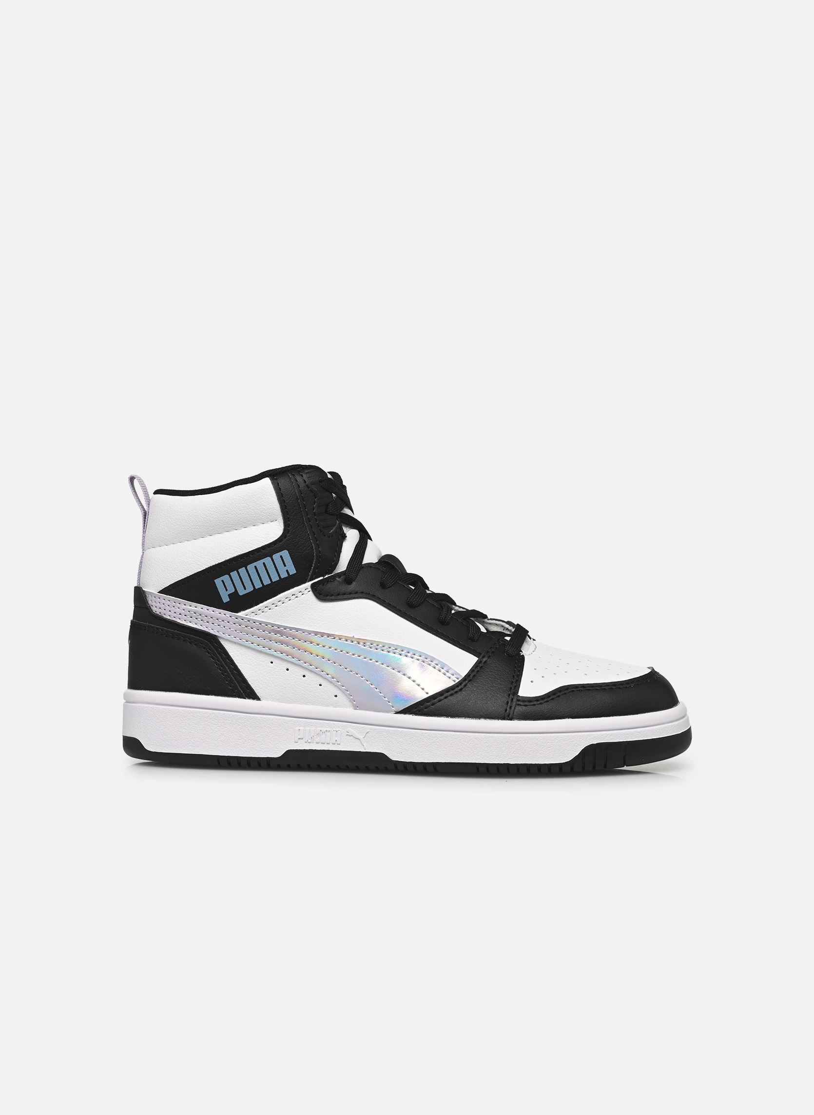 Baskets Puma Rebound V6 Mid Space Belle Jr noir Puma Baskets Puma Rebound V6 Mid Space Belle Jr noir PUMA BLACK-LIL