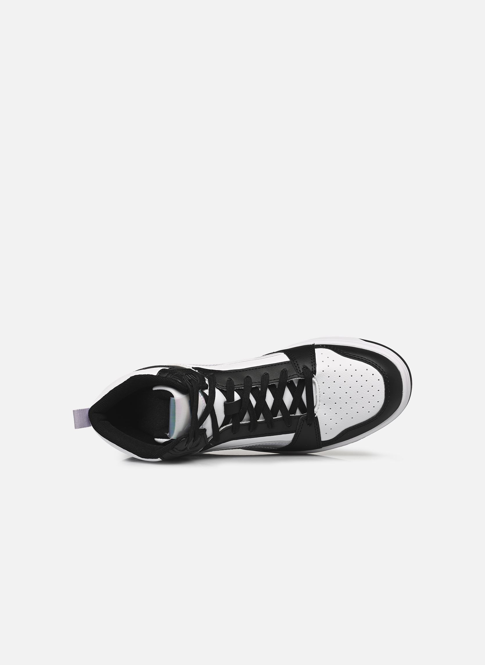 Baskets Puma Rebound V6 Mid Space Belle Jr noir Puma Baskets Puma Rebound V6 Mid Space Belle Jr noir PUMA BLACK-LIL