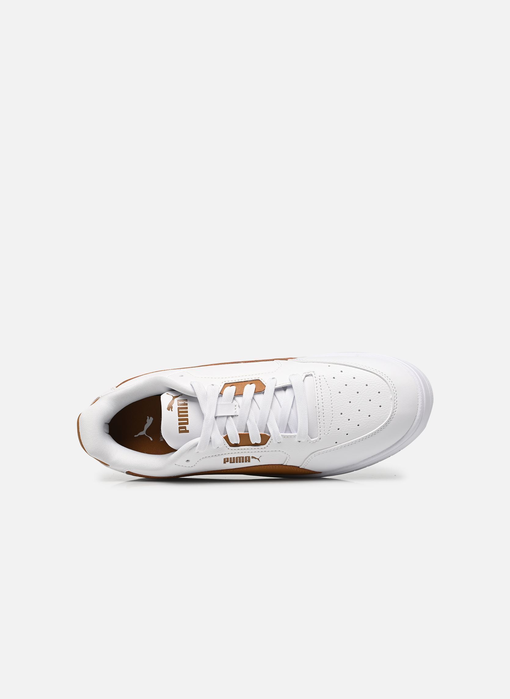 Lage sneakers Shuffle Downtown heren wit Puma Lage sneakers Shuffle Downtown heren wit PUMA WHITE-KONA BROWN