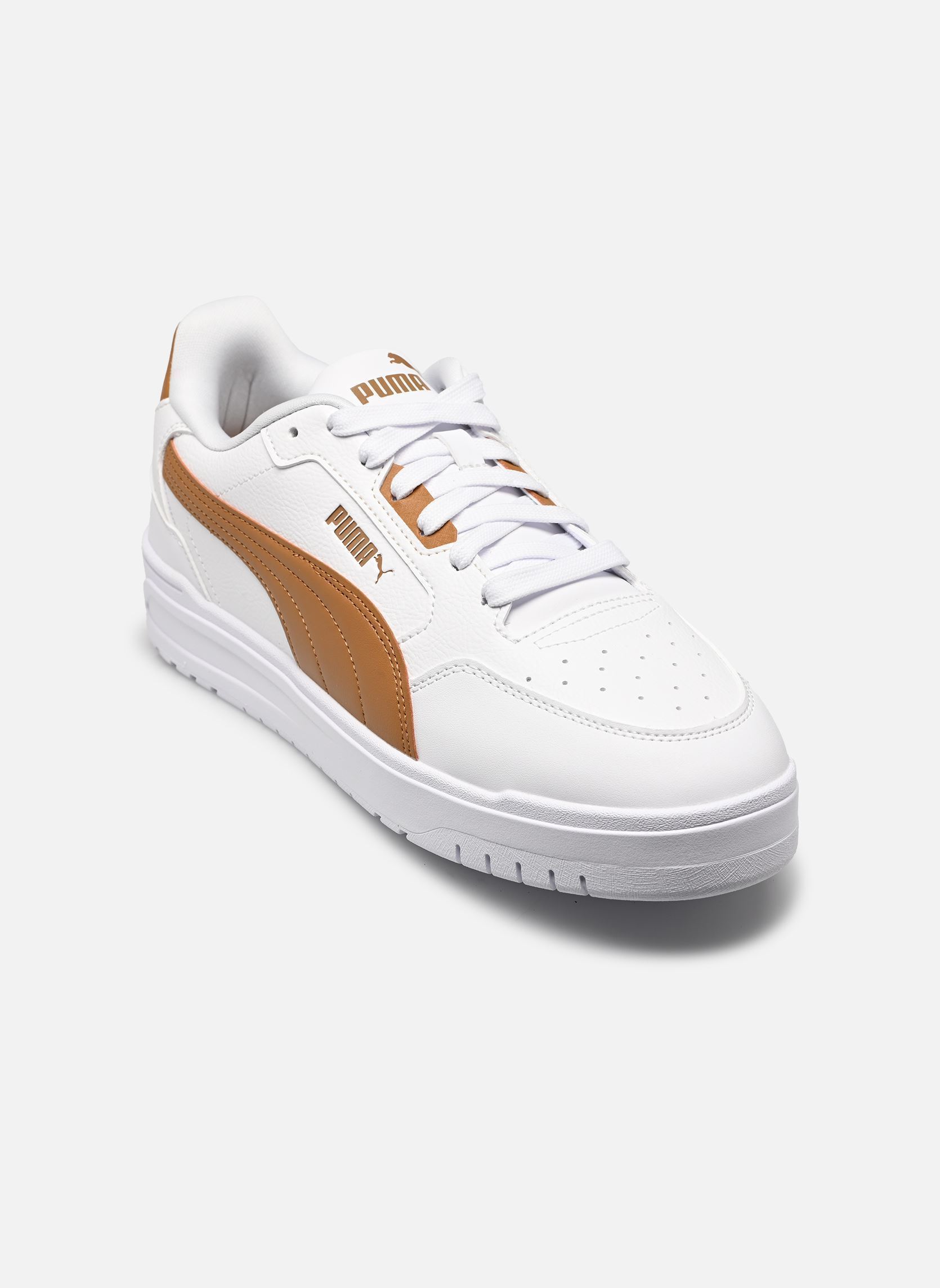 Lage sneakers Shuffle Downtown heren wit Puma Lage sneakers Shuffle Downtown heren wit PUMA WHITE-KONA BROWN