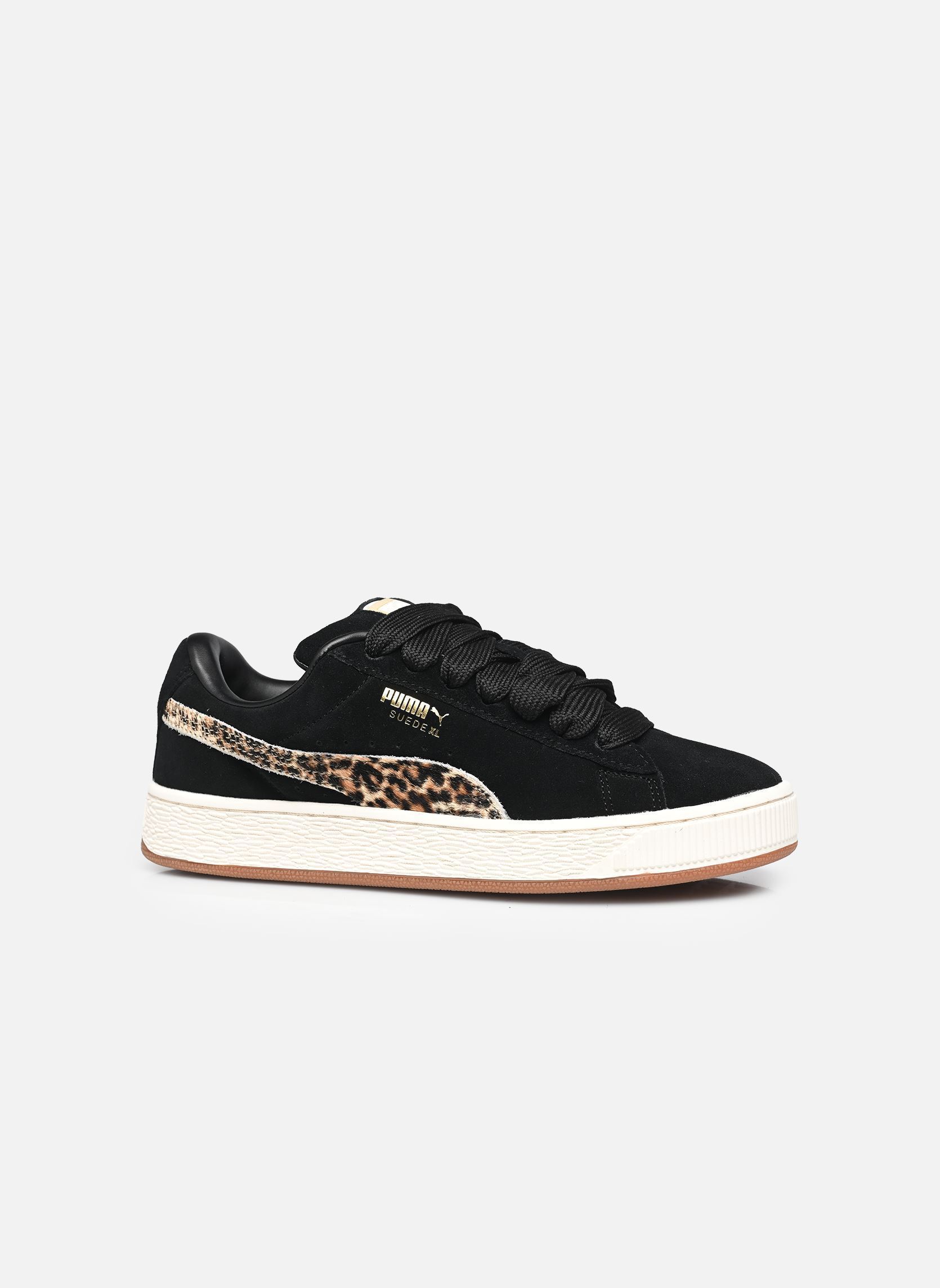 Baskets Suede XL Leo Wns femme noir Puma Baskets Suede XL Leo Wns femme noir PUMA Black-Warm W