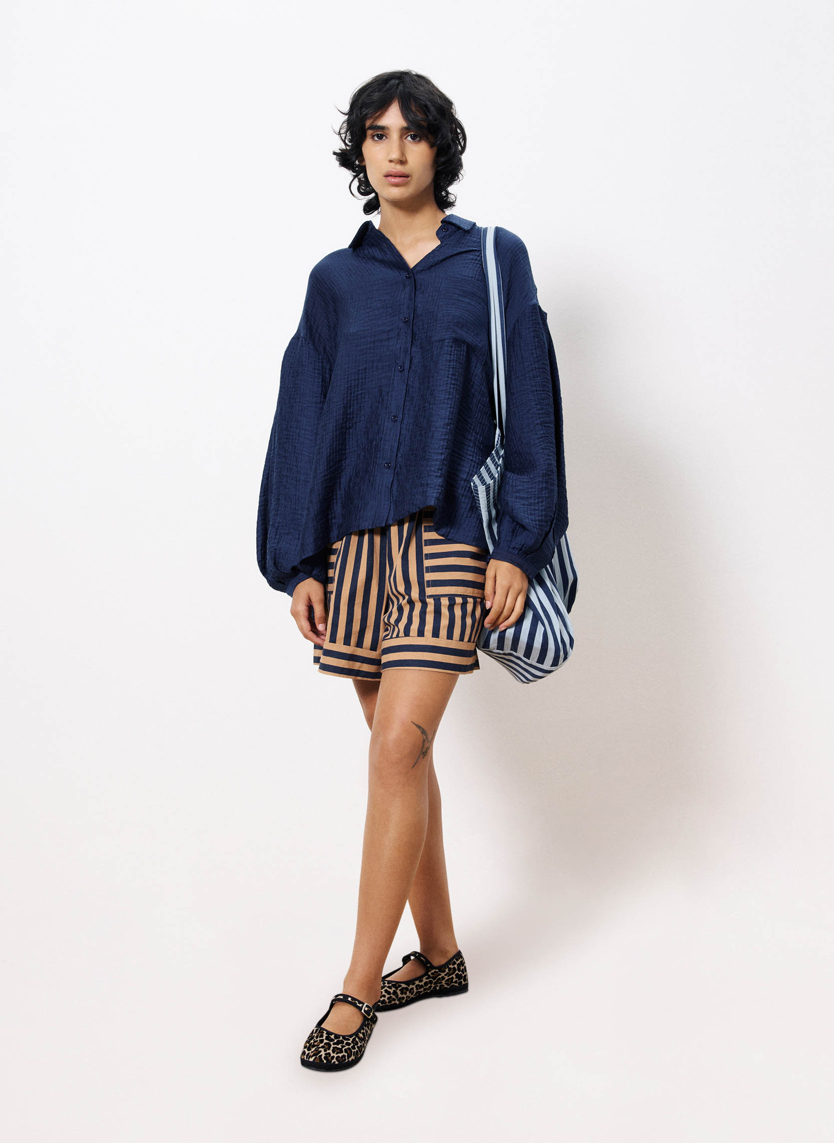 Chemises CHARLOTTE femme bleu FRNCH Chemises CHARLOTTE femme bleu Bleu marine