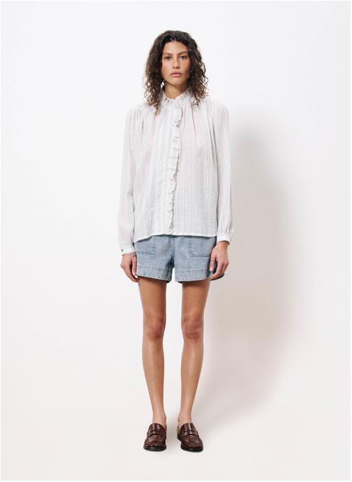 FRNCH Chemises CELENA femme blanc