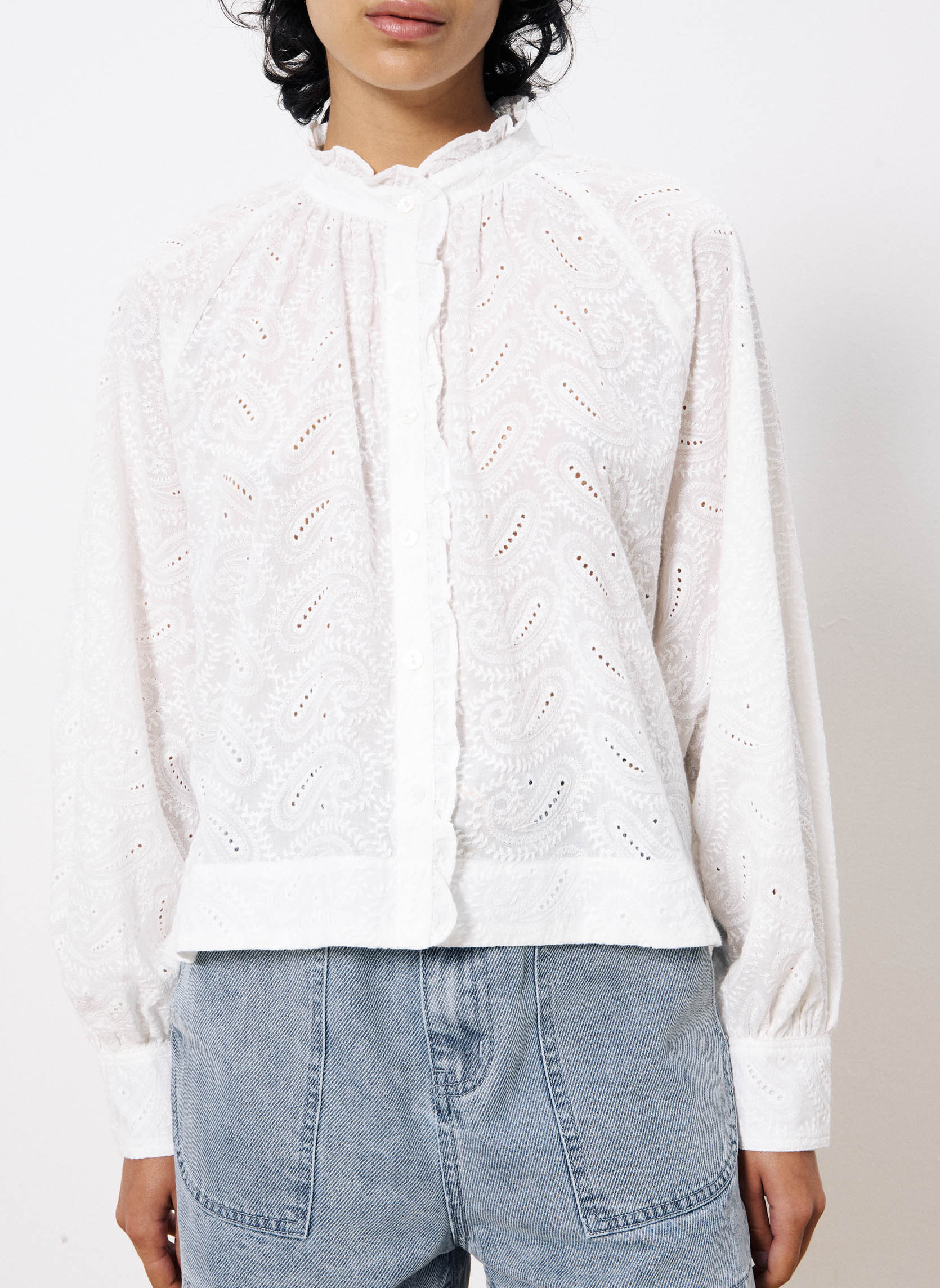 Chemises ECRIN femme blanc FRNCH Chemises ECRIN femme blanc Blanc
