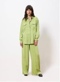 Pantalons droit PALMINA femme vert FRNCH Pantalons droit PALMINA femme vert Vert