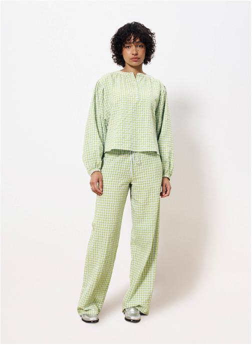FRNCH Pantalons droit ISMERY femme vert