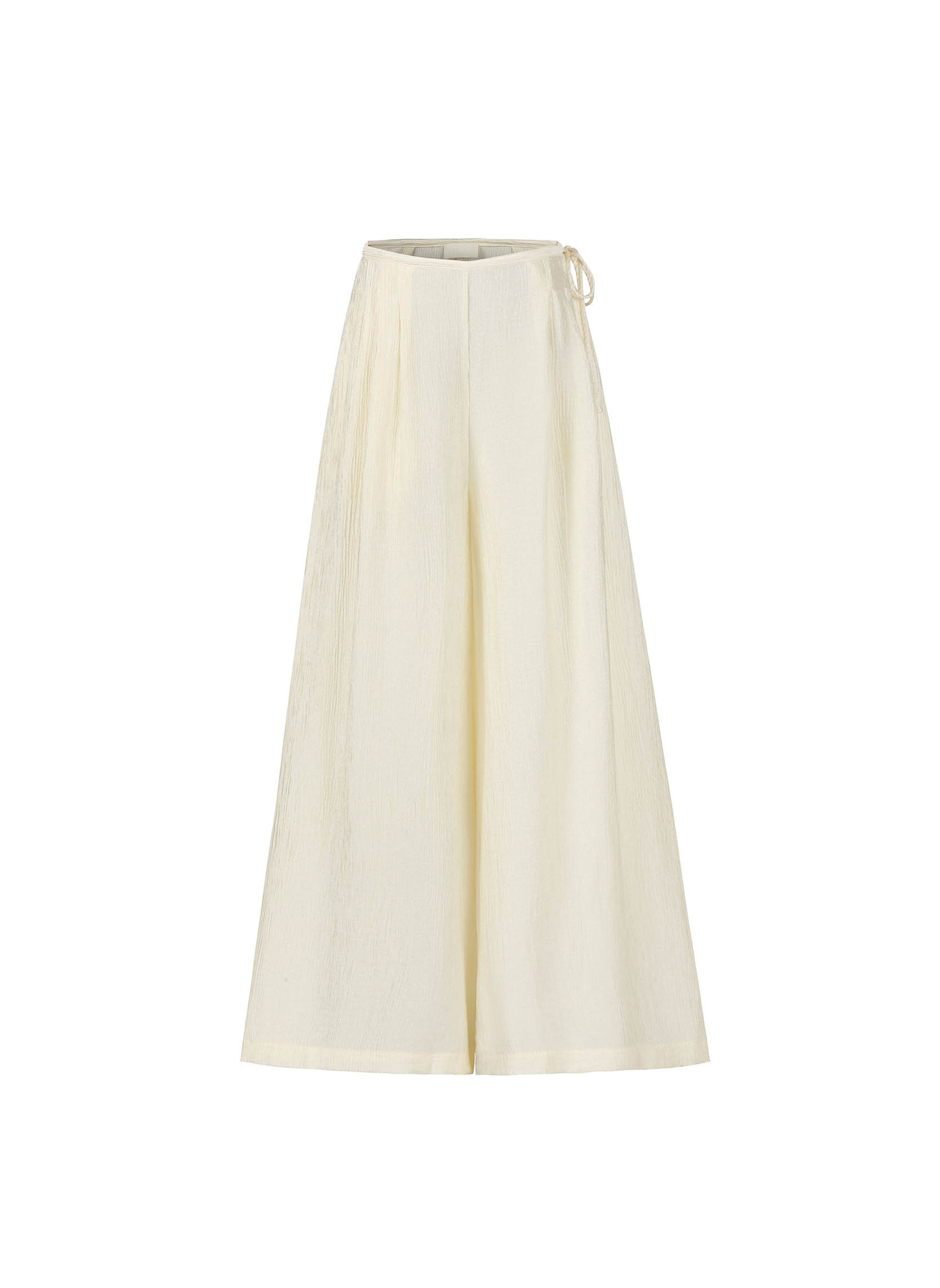 Pantalons droit PALMIRA femme beige FRNCH Pantalons droit PALMIRA femme beige Crème