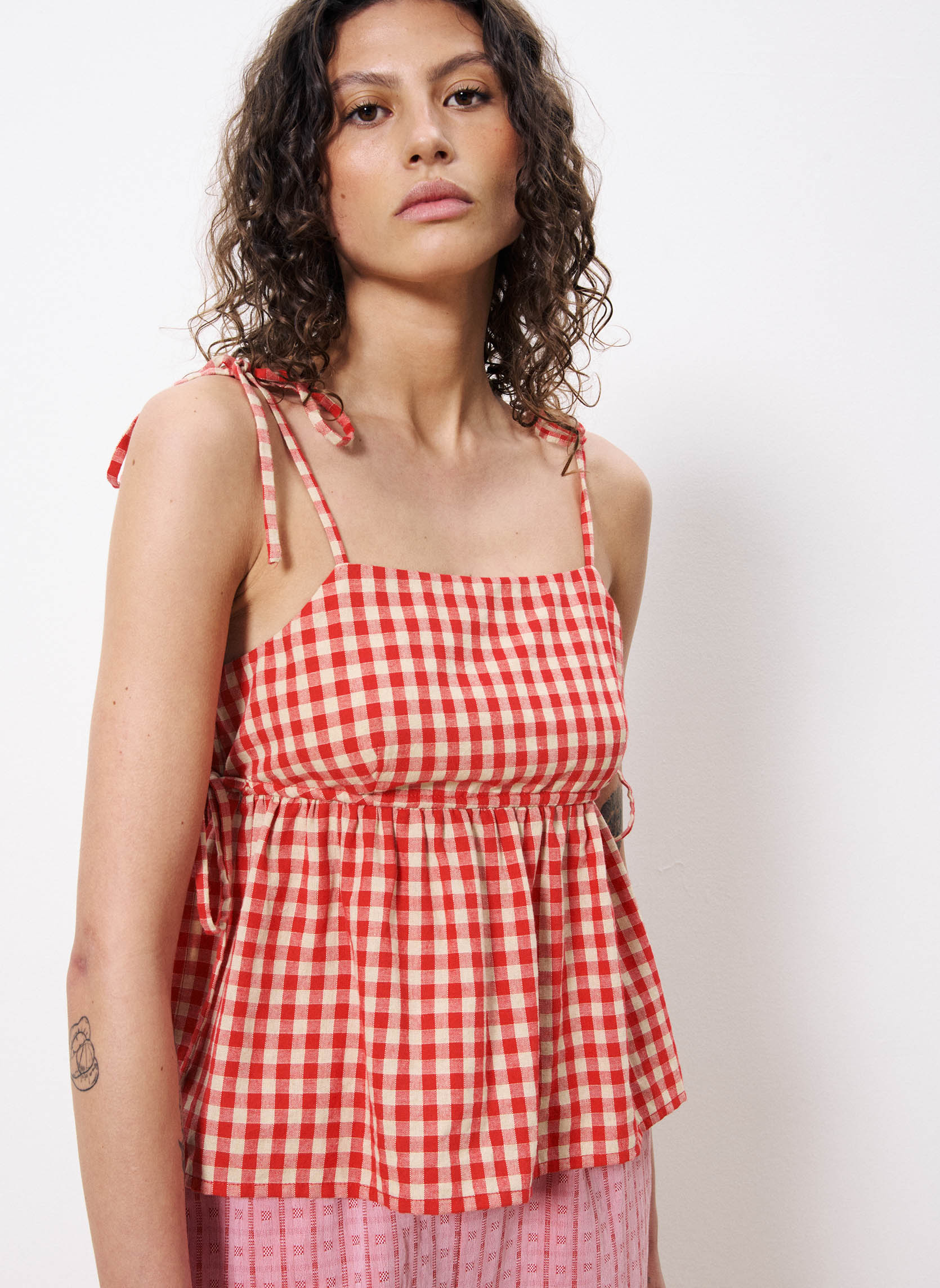 Tops CORENTINE femme rouge FRNCH Tops CORENTINE femme rouge Rouge