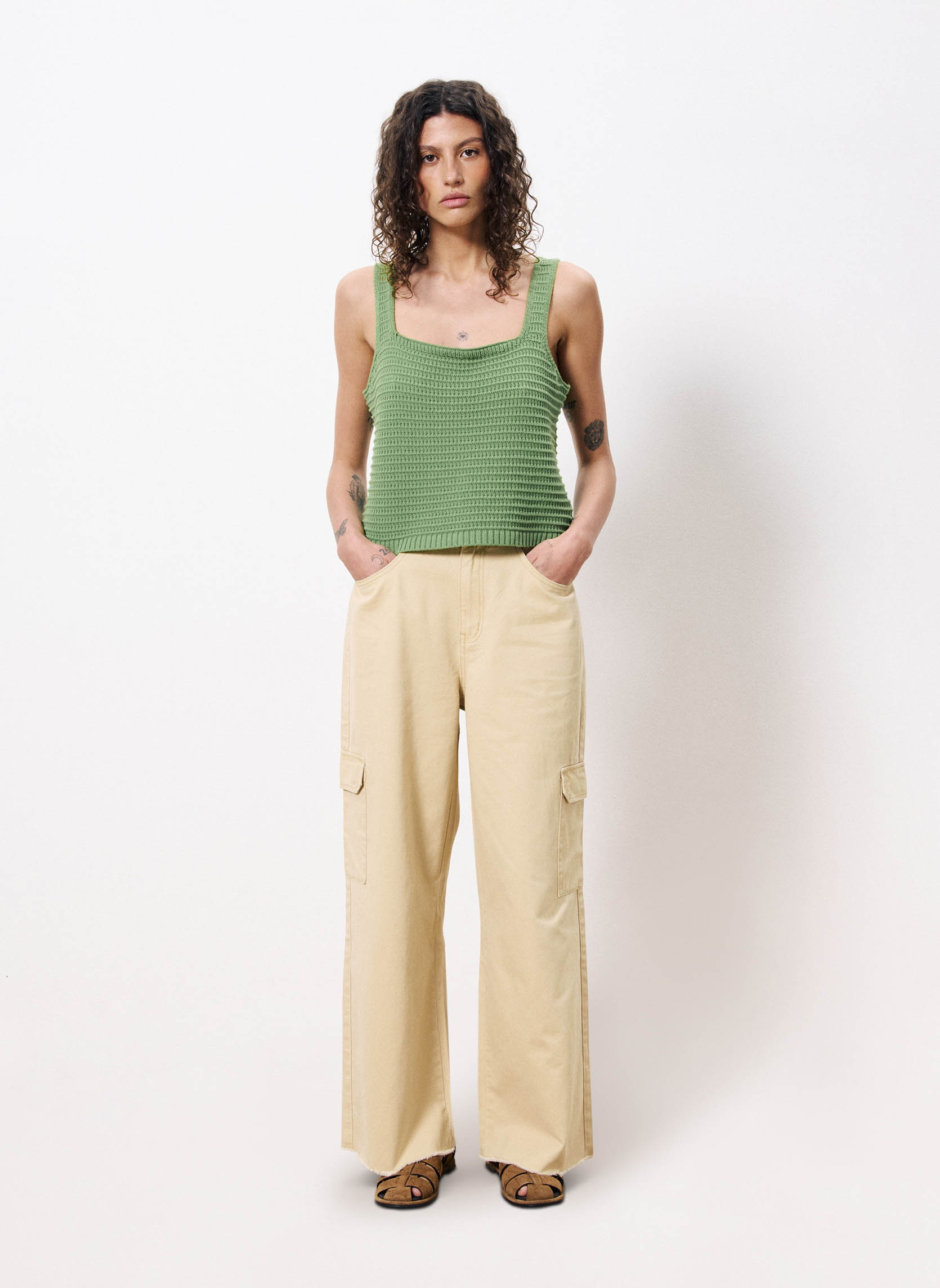 Tops CELUTA femme vert FRNCH Tops CELUTA femme vert Vert