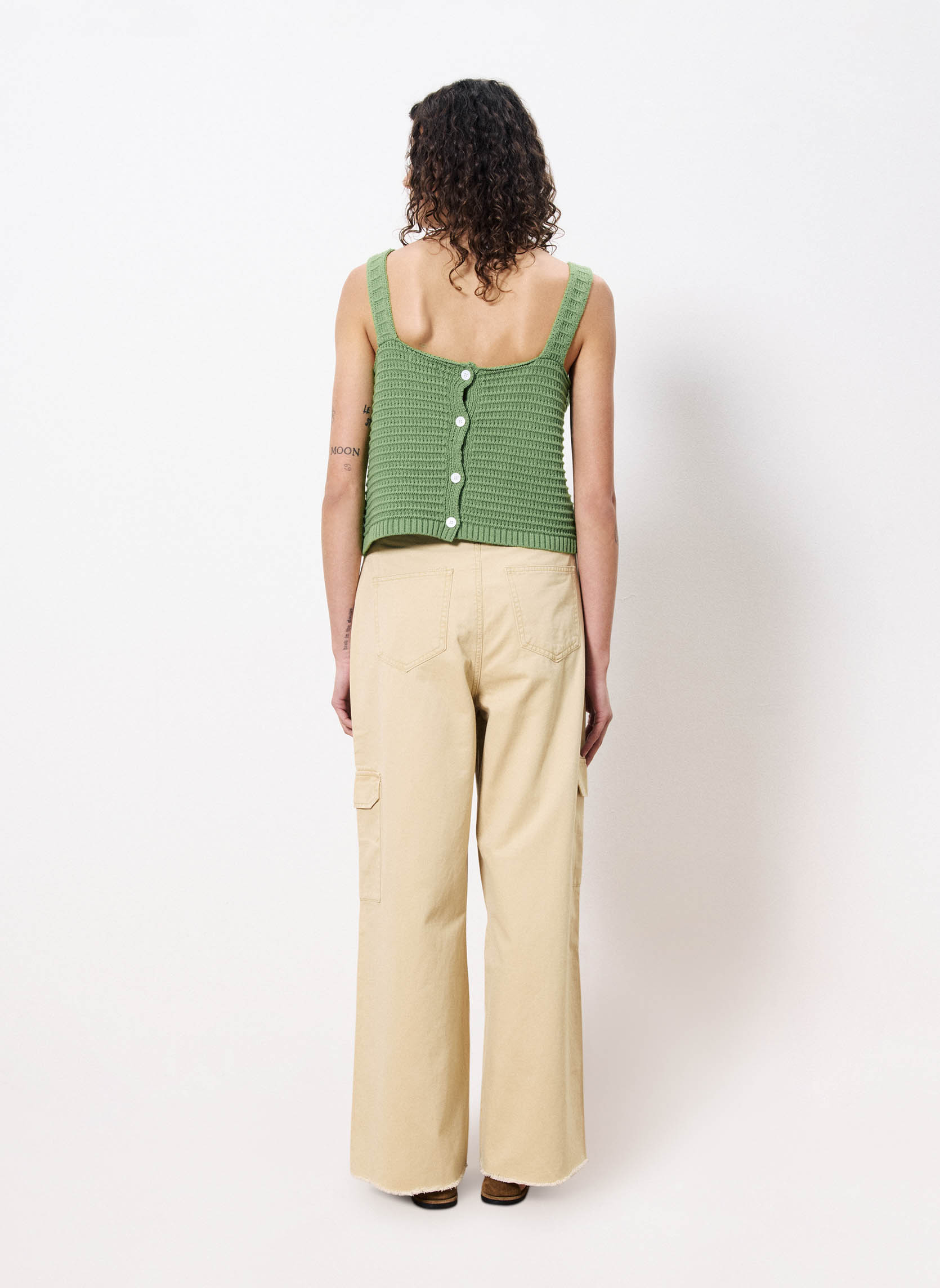 Tops CELUTA femme vert FRNCH Tops CELUTA femme vert Vert