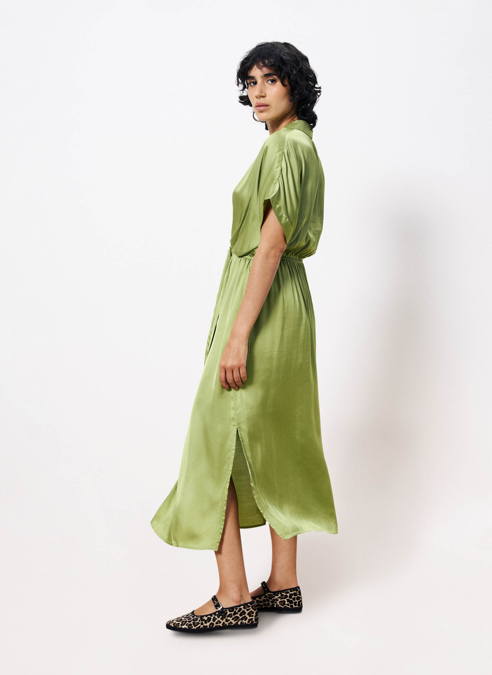 Robes ESTEE femme vert FRNCH Robes ESTEE femme vert Vert
