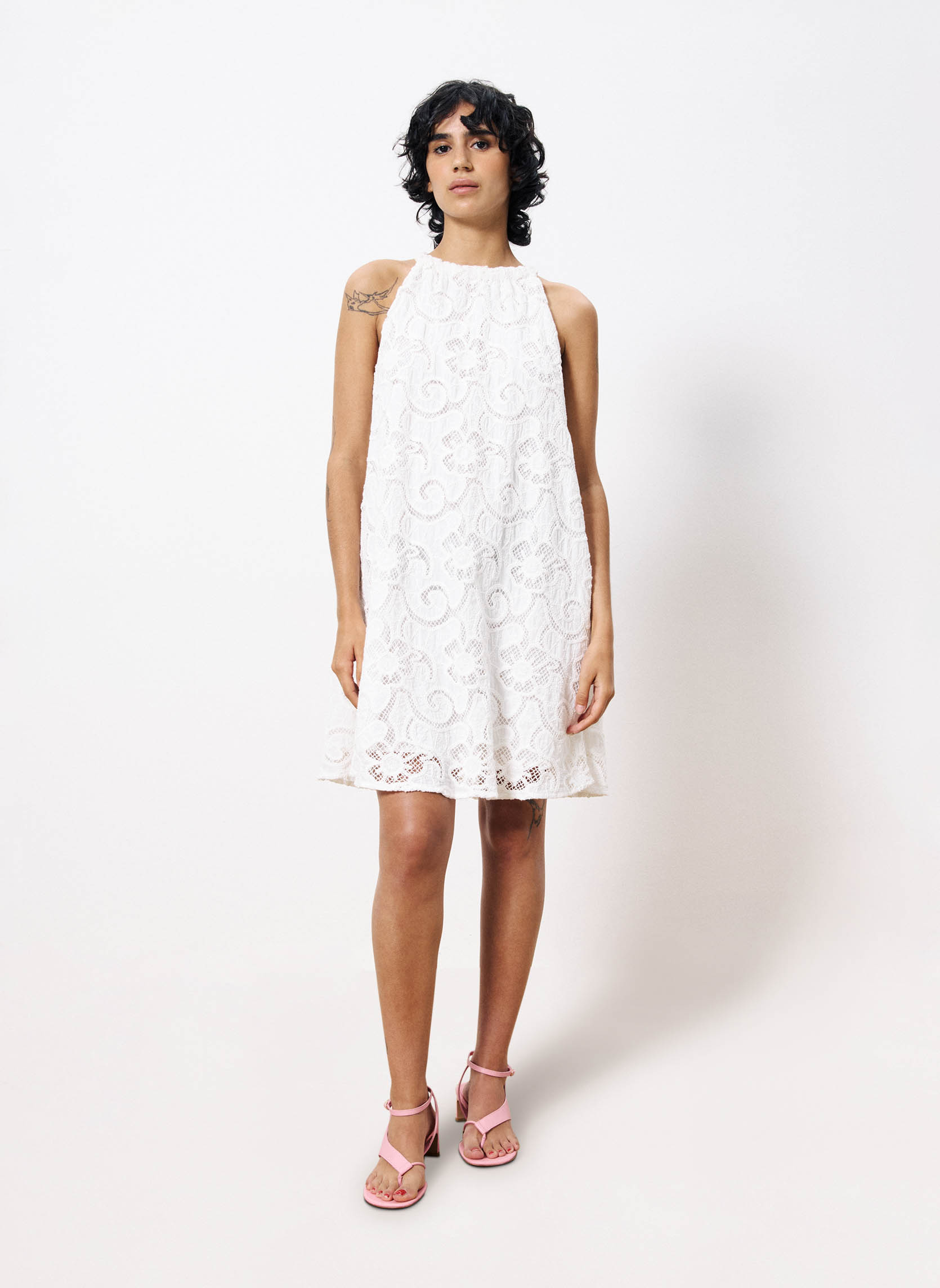 Robes AFNANE femme blanc FRNCH Robes AFNANE femme blanc Blanc