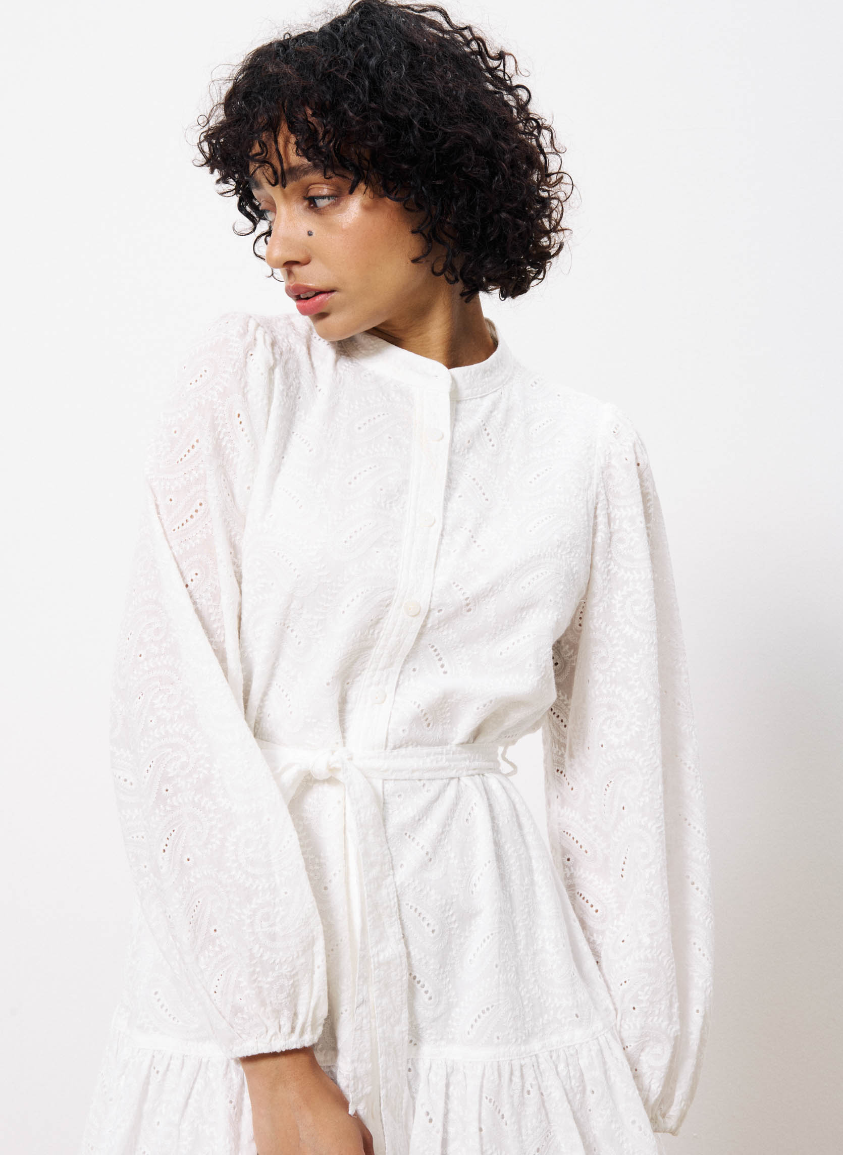 Robes MACAIRE femme blanc FRNCH Robes MACAIRE femme blanc Blanc
