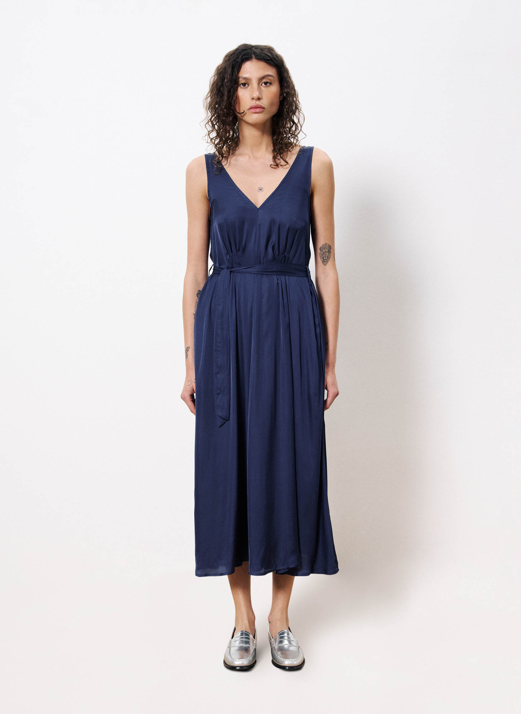 Robes ACHOUAK femme bleu FRNCH Robes ACHOUAK femme bleu Bleu marine