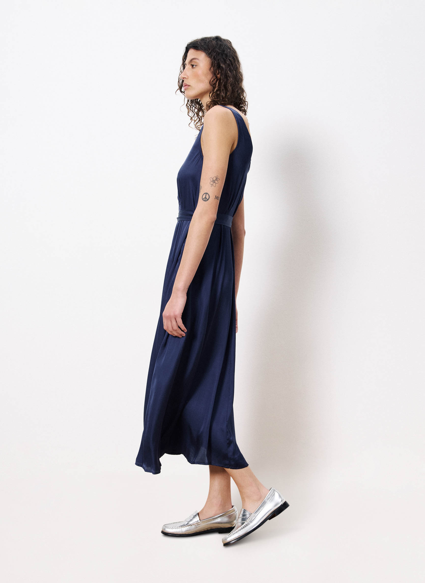 Robes ACHOUAK femme bleu FRNCH Robes ACHOUAK femme bleu Bleu marine